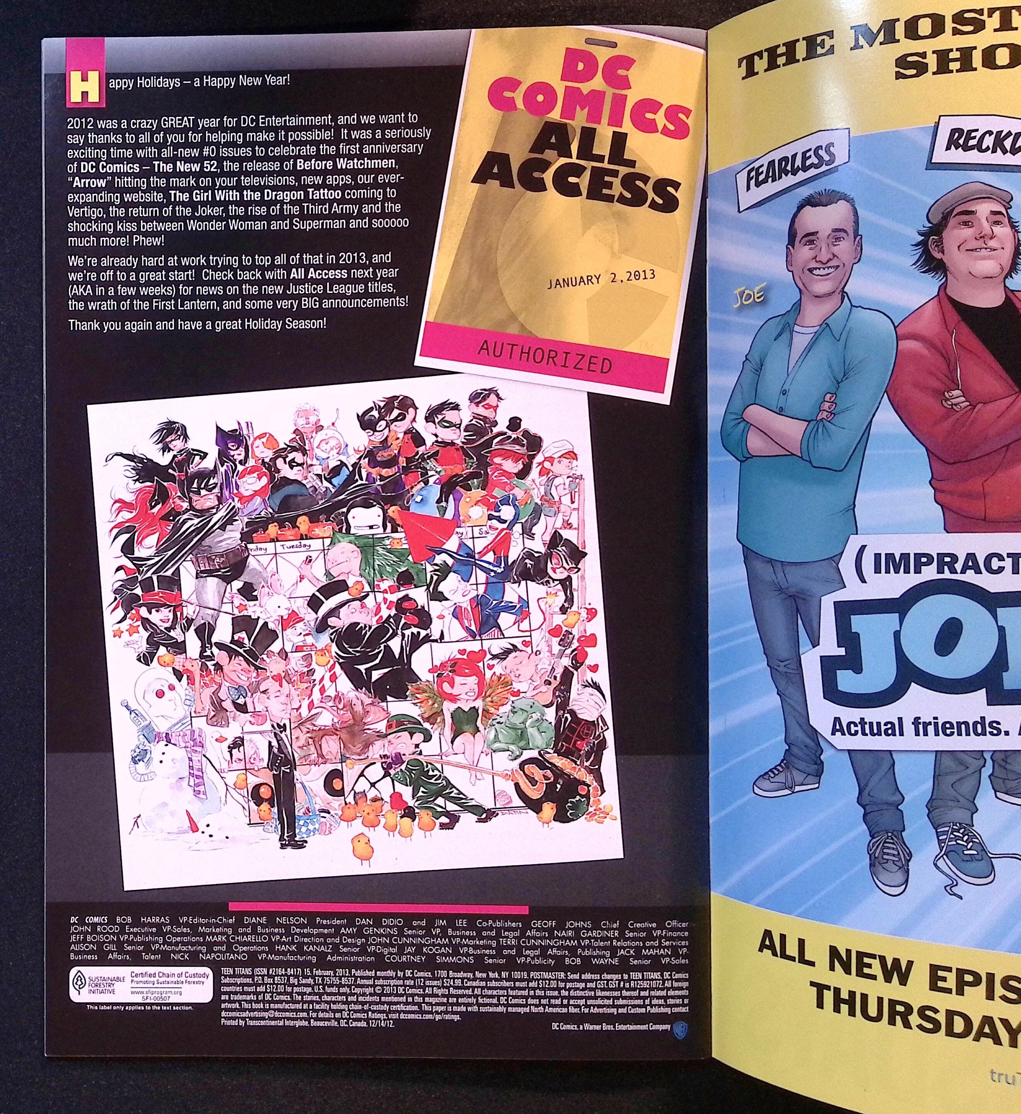 Teen Titans # 15 2013 NM-