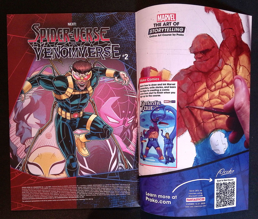 Spider-Verse vs. Venomverse # 1 Cover A First Printing 2025 NM