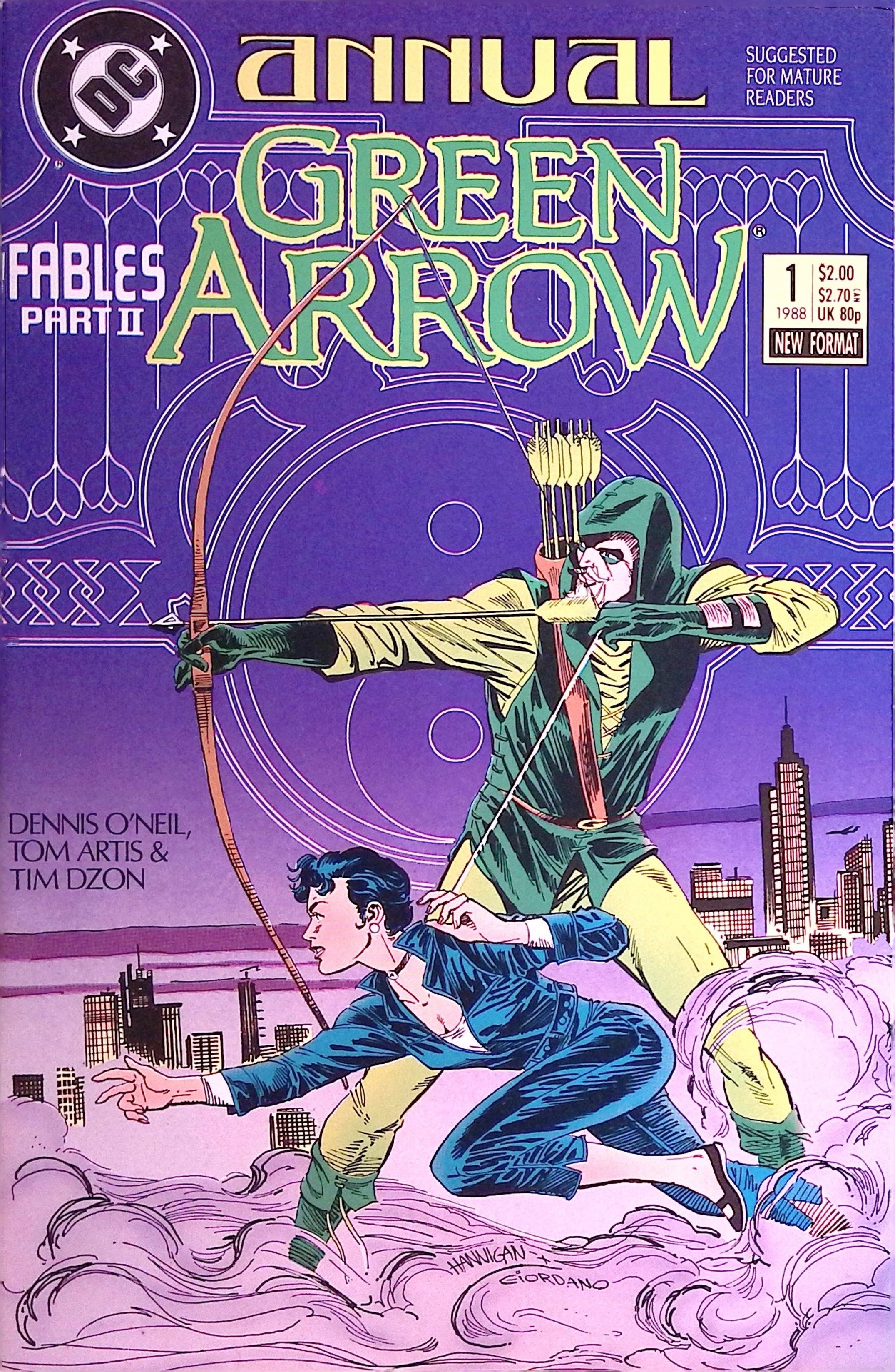 Green Arrow Annual # 1 1988 NM-