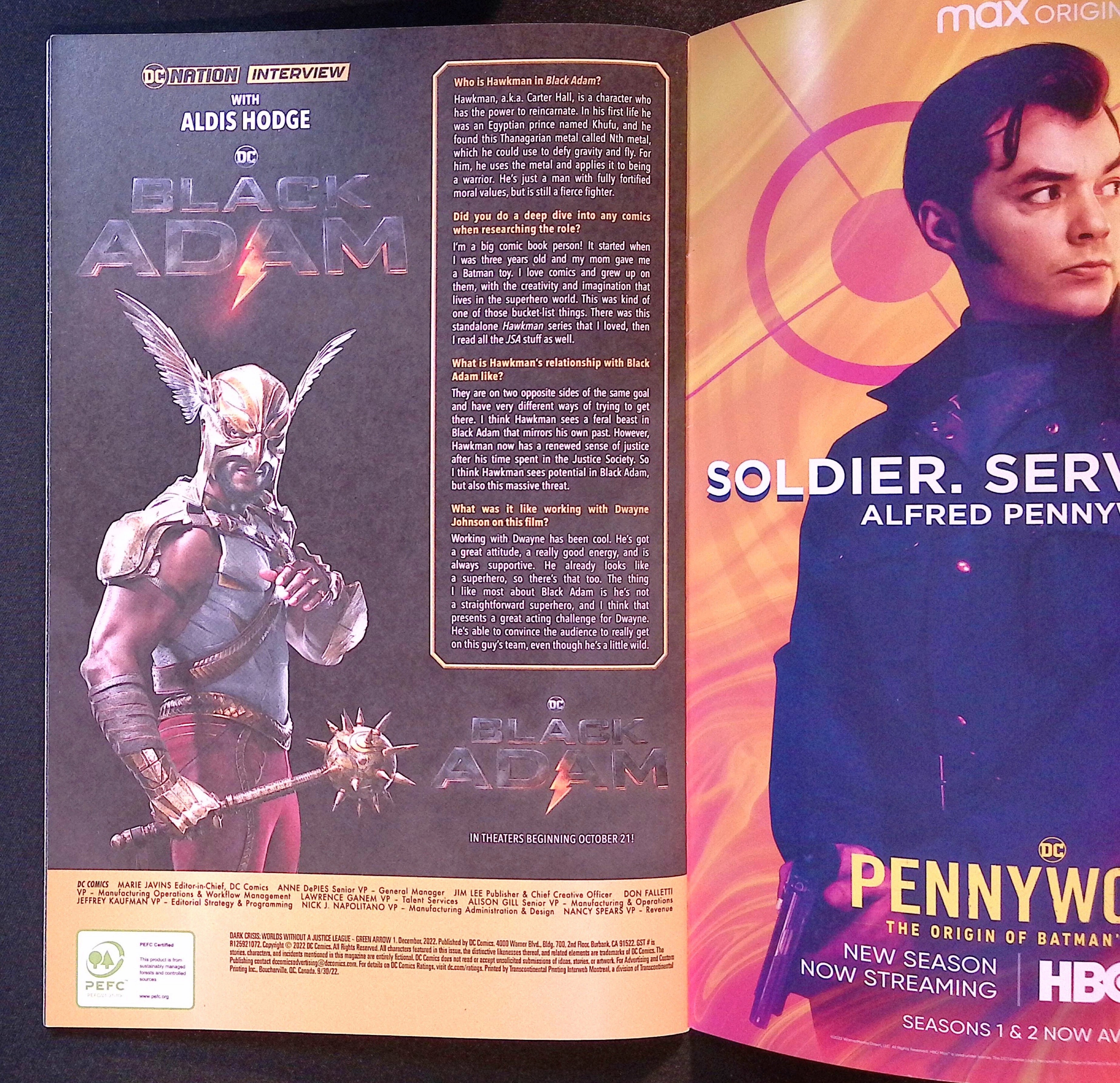 Dark Crisis: Worlds Without a Justice League - Green Arrow # 1 2022 VF/NM