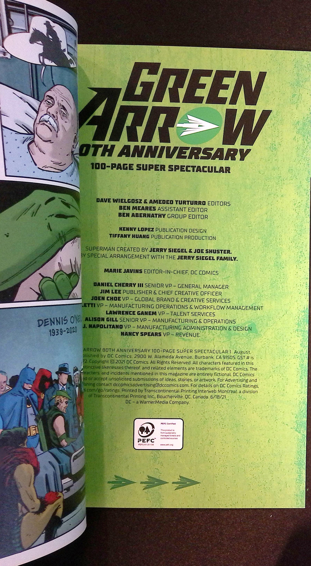 Green Arrow 80th Anniversary 100-Page Super Spectacular # 1 2021 NM