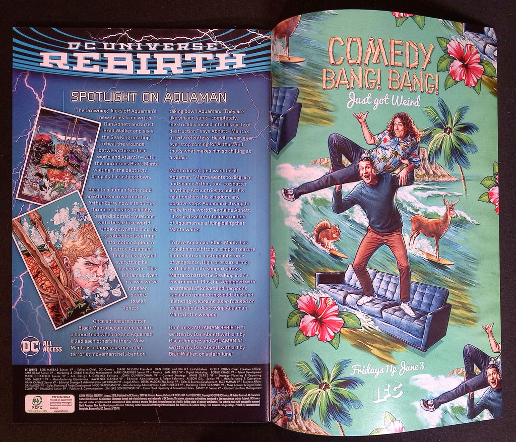 Green Arrow: Rebirth # 1 2016 NM-