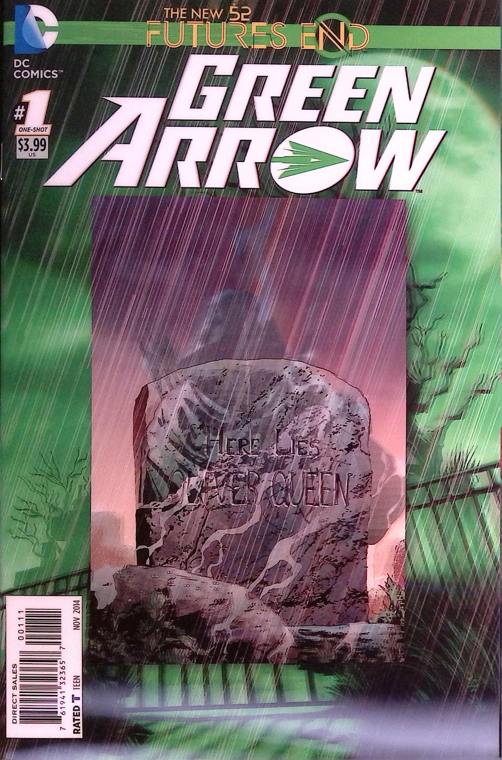 Green Arrow: Futures End # 1 3D Lenticular Cover 2014 NM