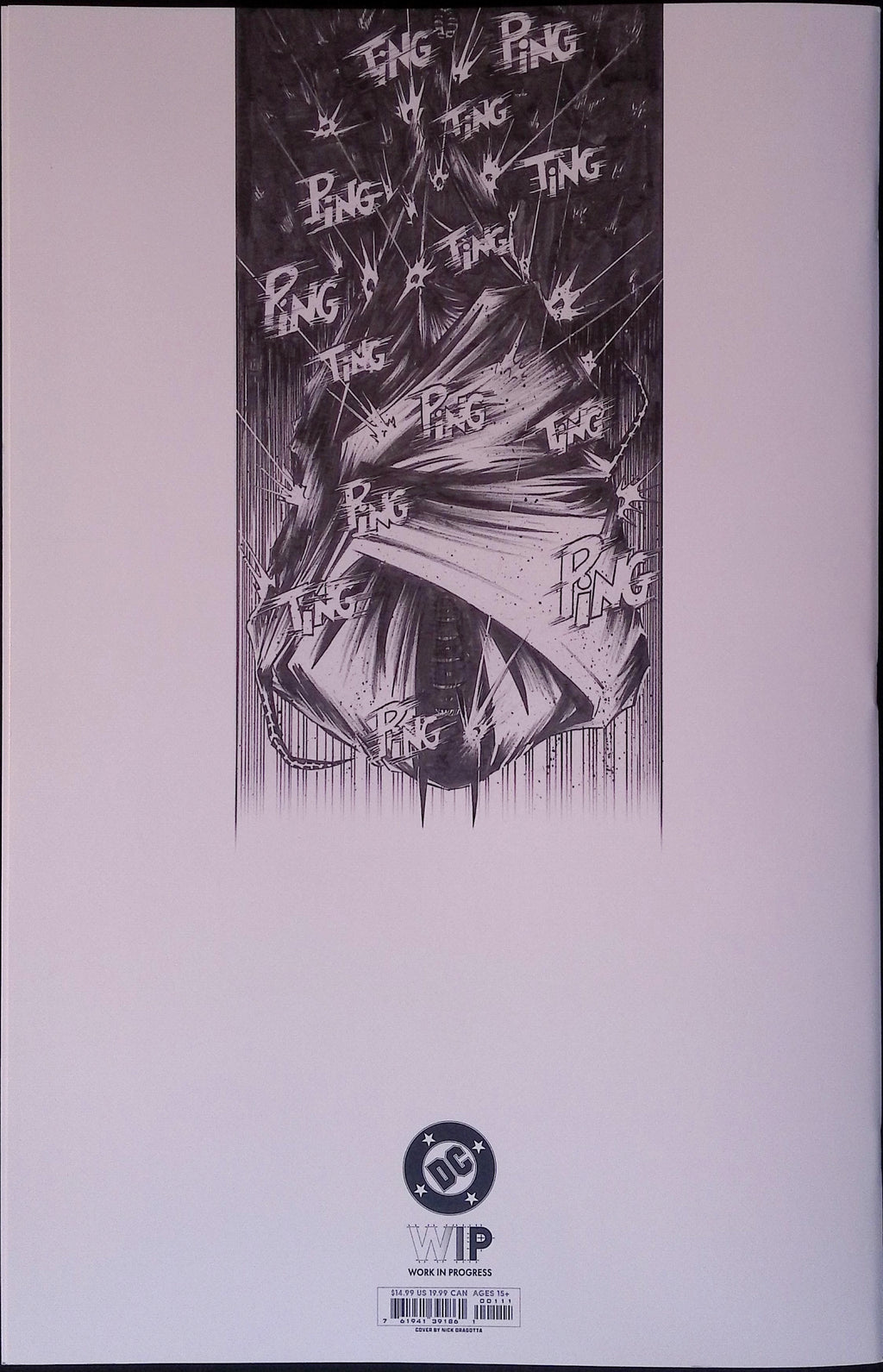 The DC W.I.P. Absolute Batman # 1 11 X 17 Format Framed 2025 NM