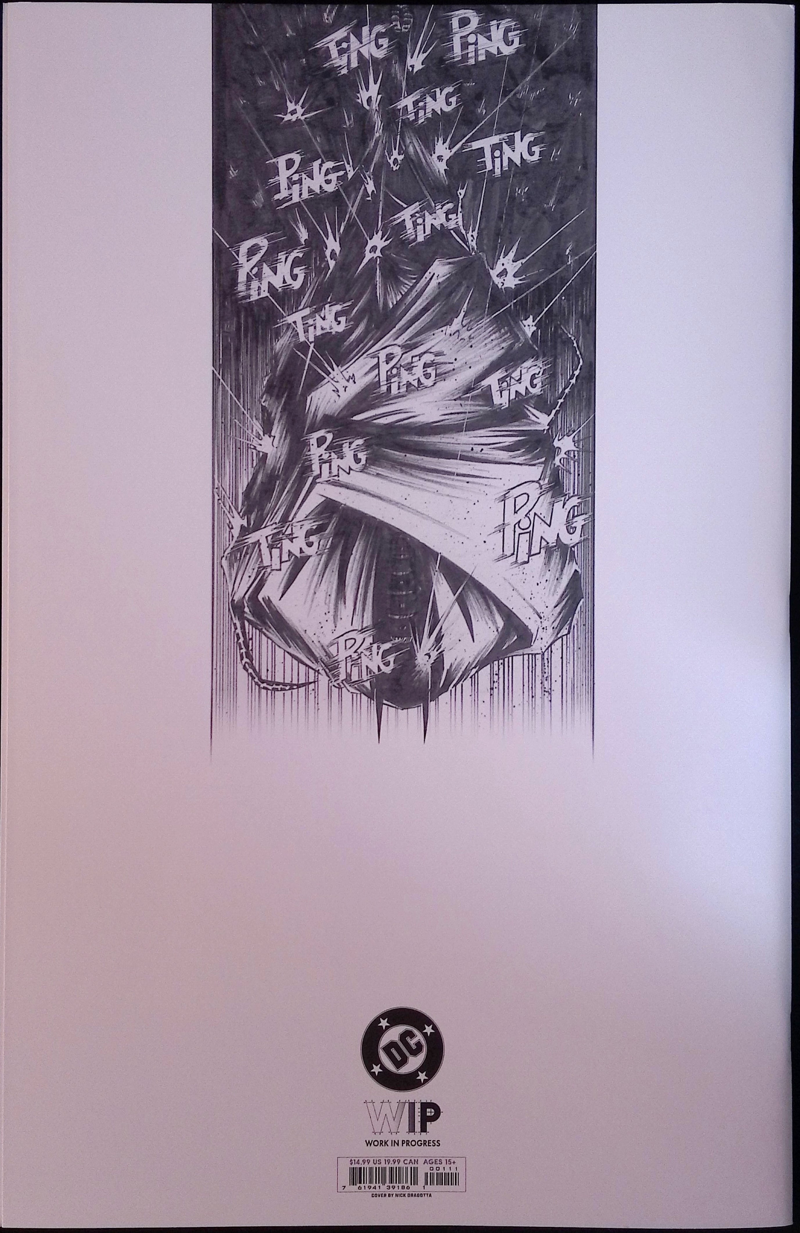 The DC W.I.P. Absolute Batman # 1 11 X 17 Framed 2025 NM