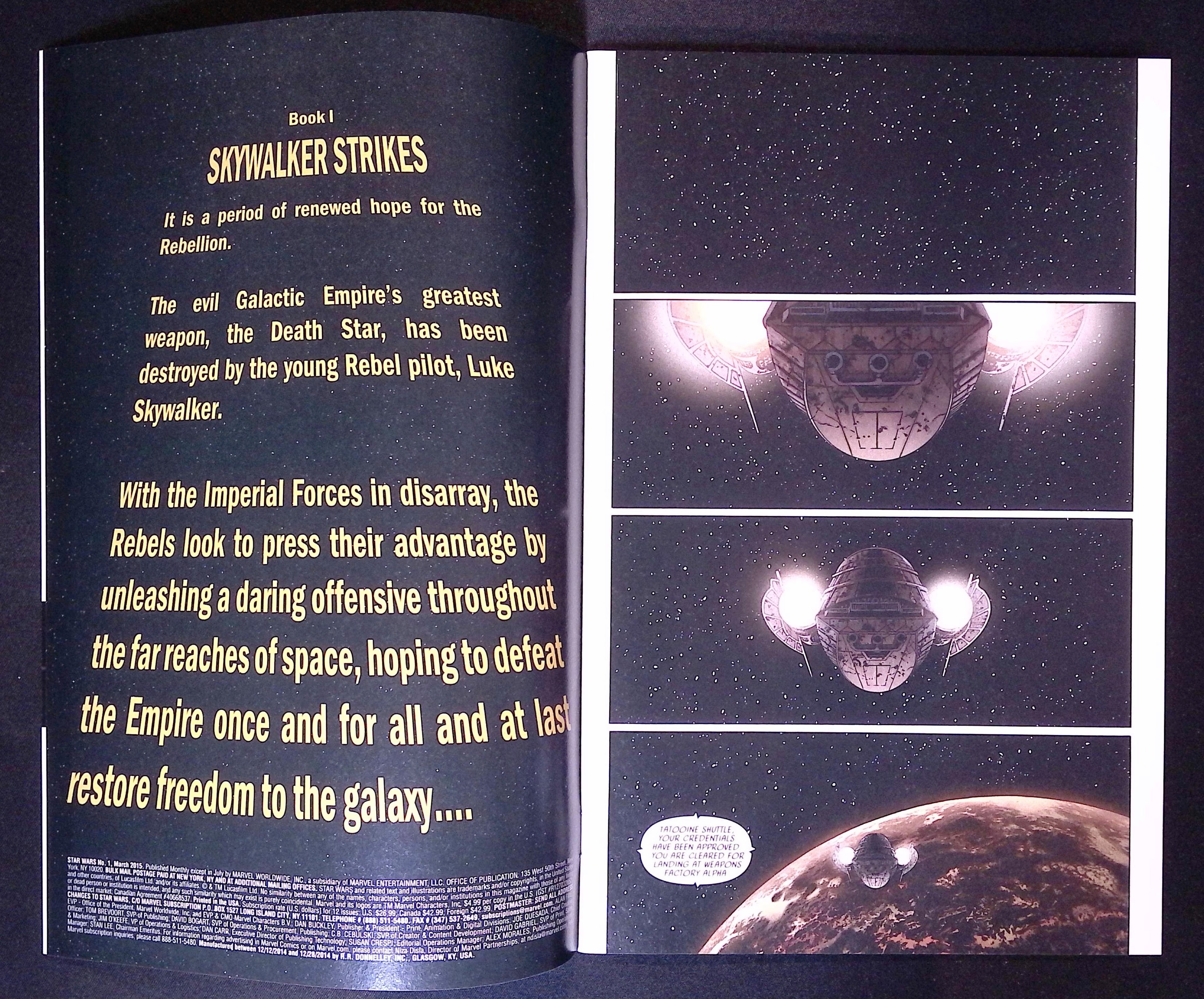 Star Wars # 1 2015 NM-