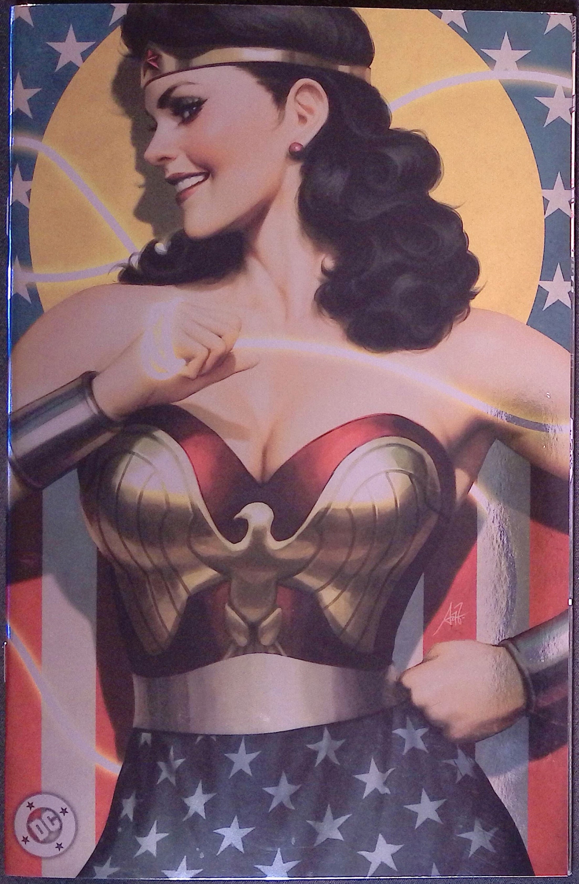 New History of the DC Universe # 1 Artgerm Foil Variant 2025 BN