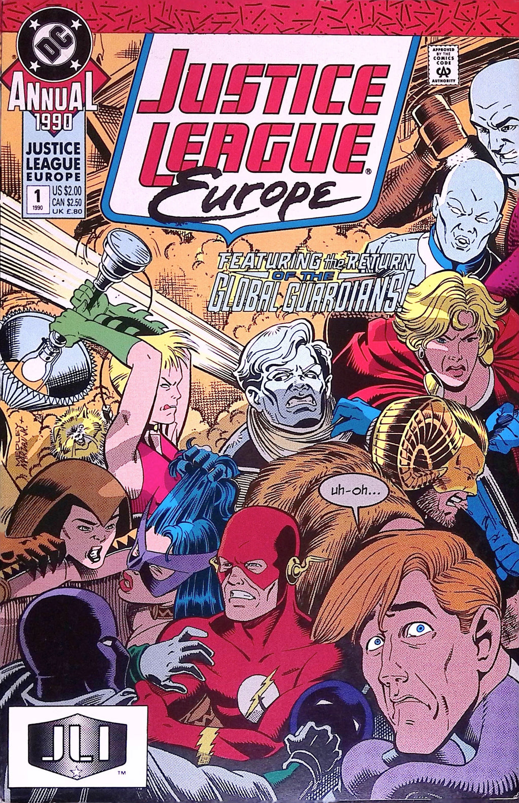 Justice League Europe Annual #1 1989 VF/NM