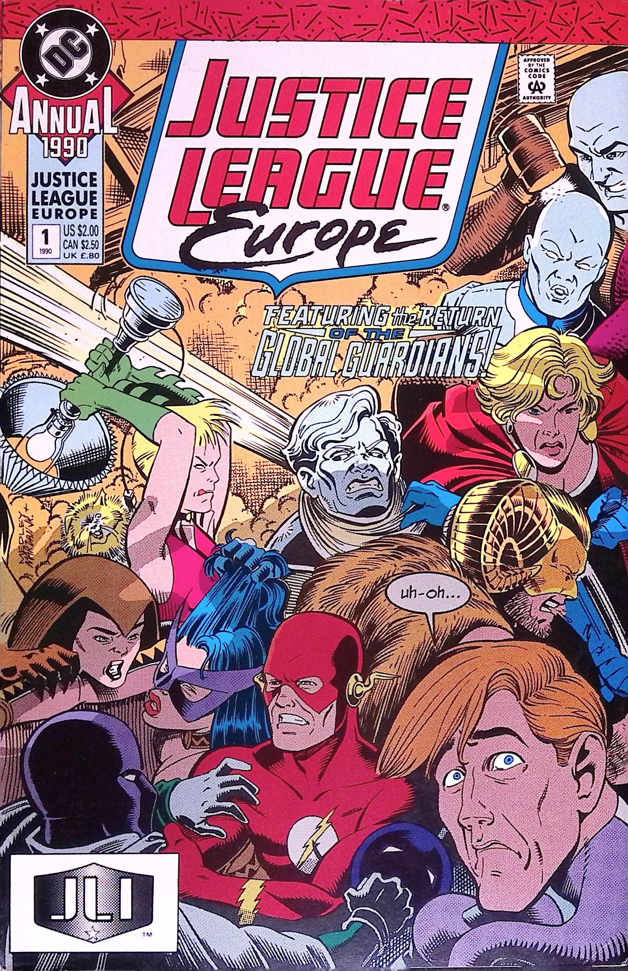 Justice League Europe Annual #1 1989 VF/NM