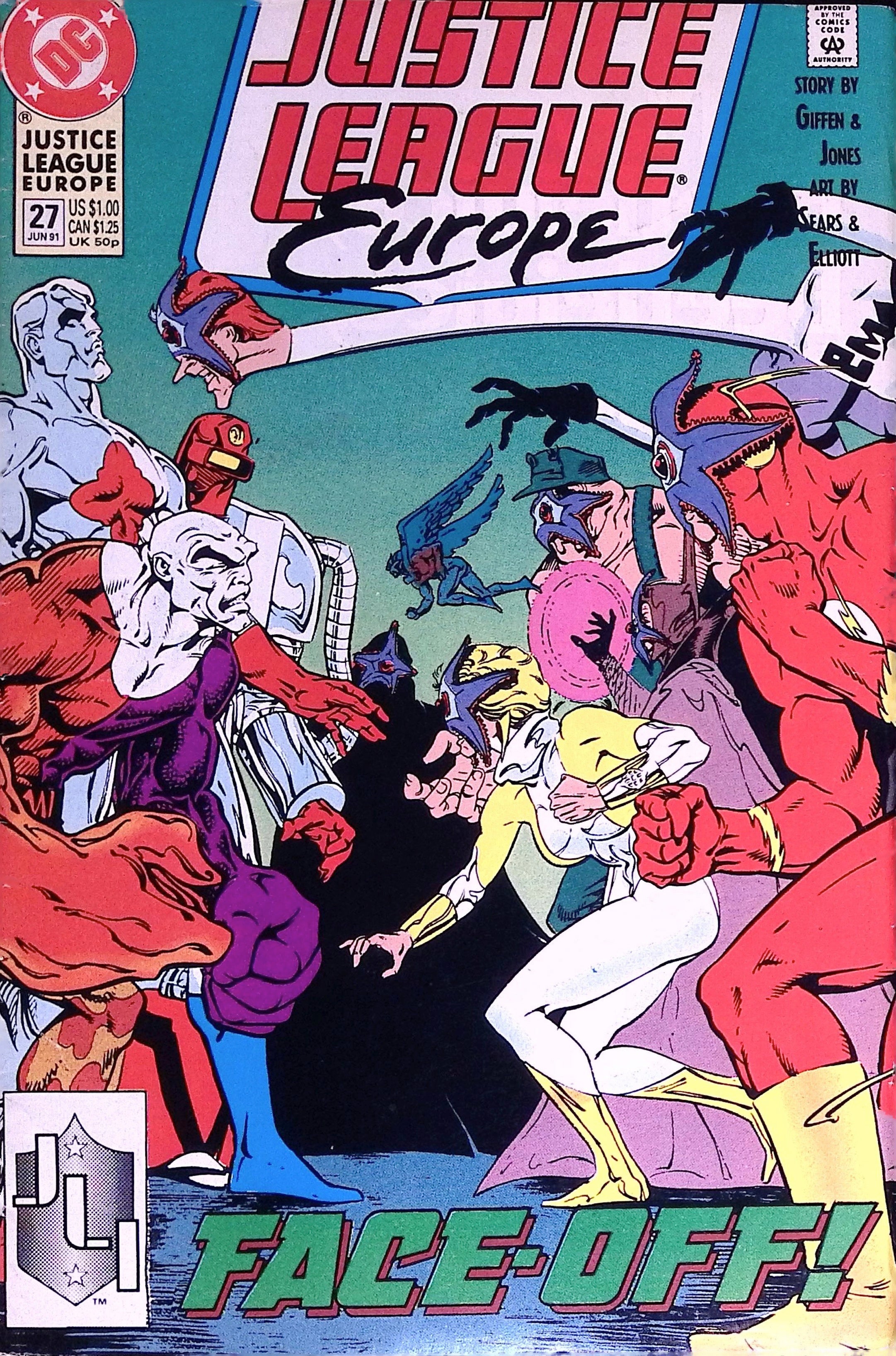 Justice League Europe # 27 1991 VF+