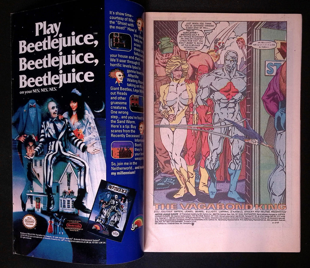 Justice League Europe # 27 1991 VF+