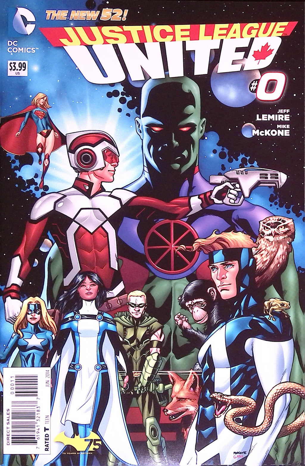 Justice League United # 0 2014 NM