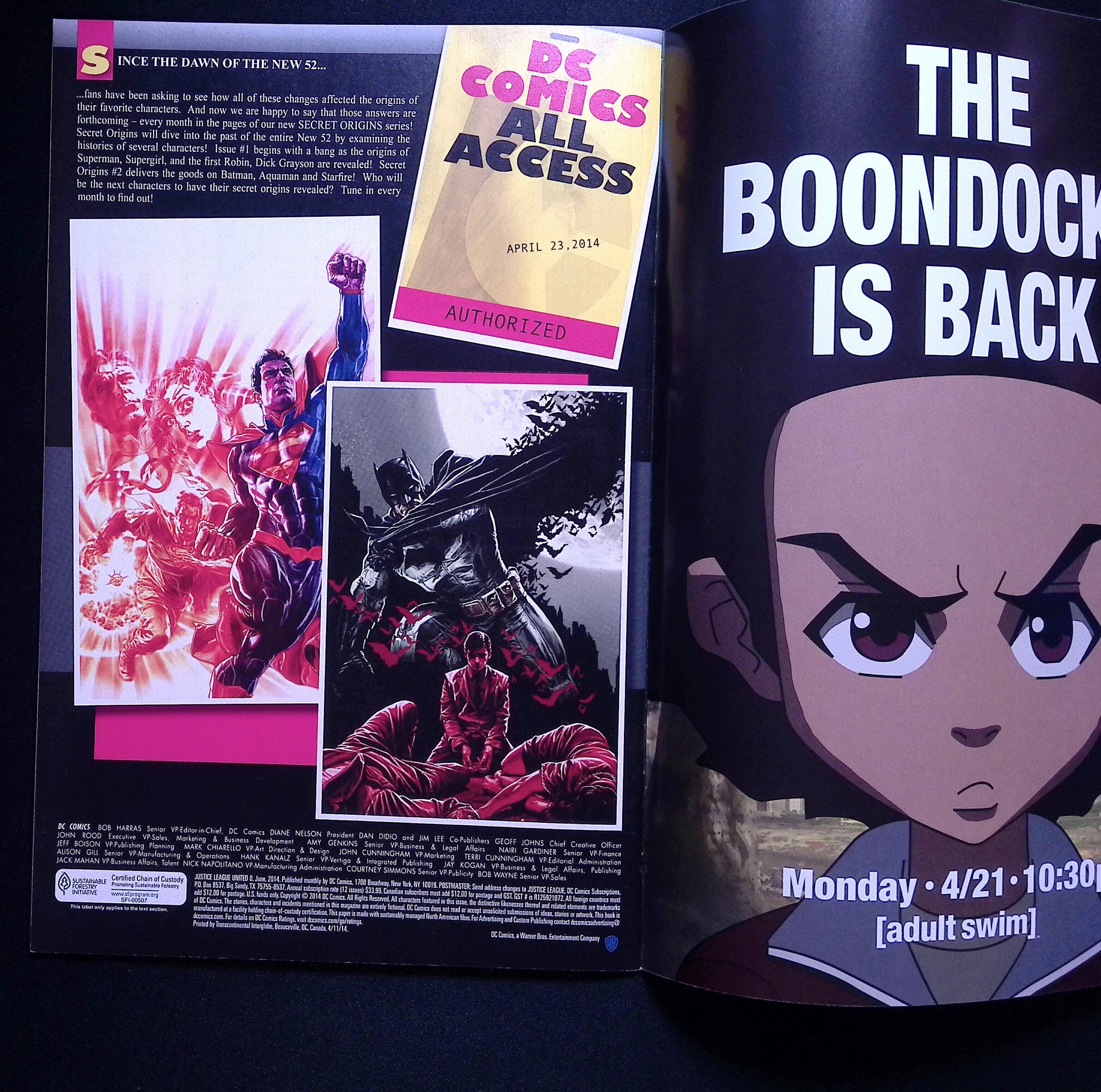 Justice League United # 0 2014 NM