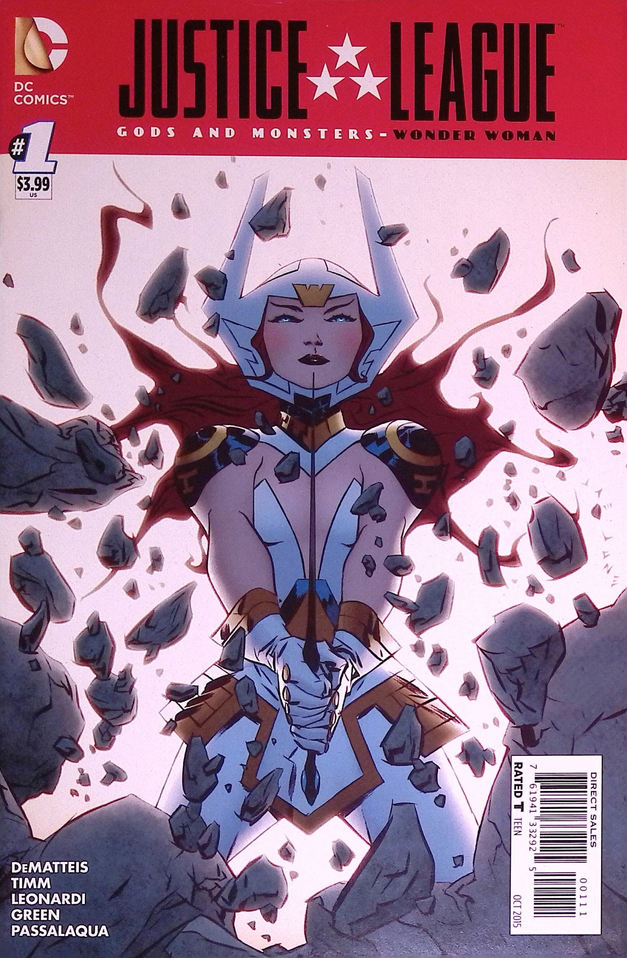 Justice League: Gods and Monsters - Wonder Woman # 1 2015 NM-