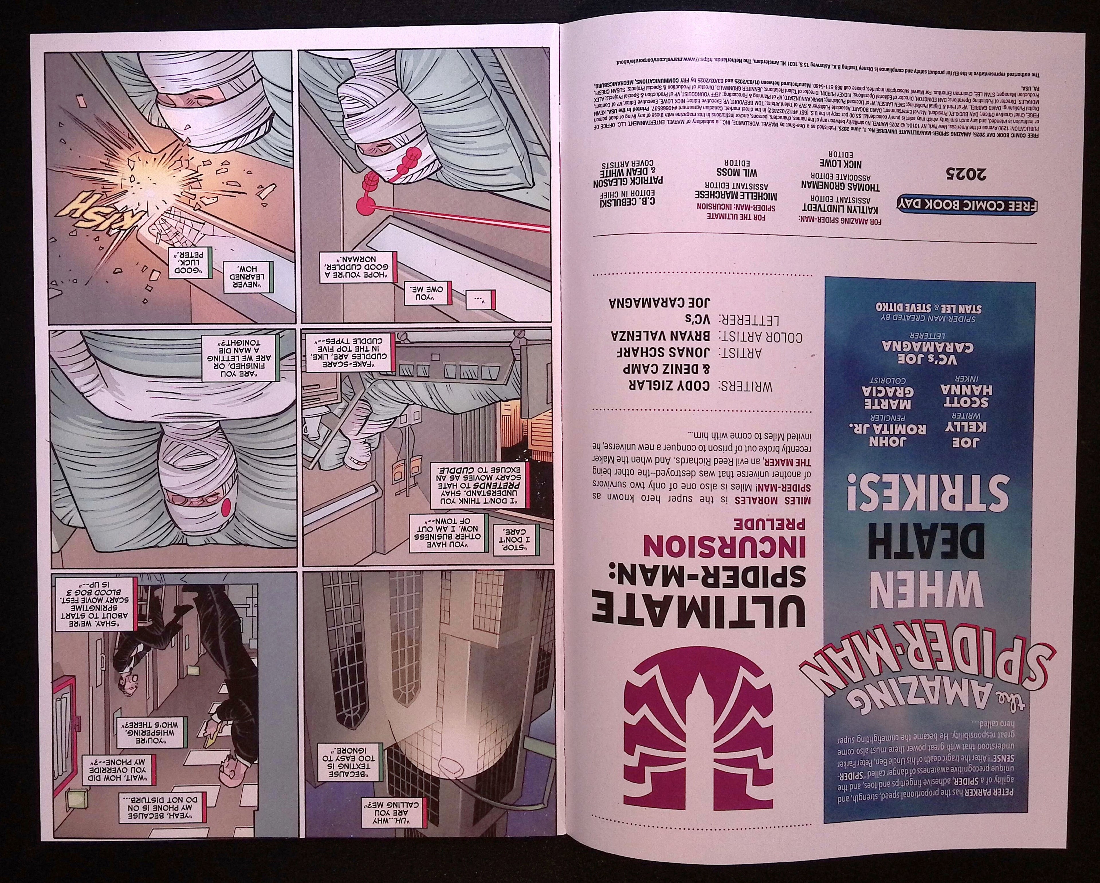 Amazing Spider-Man/Ultimate Universe # 1 FCBD 2025 NM