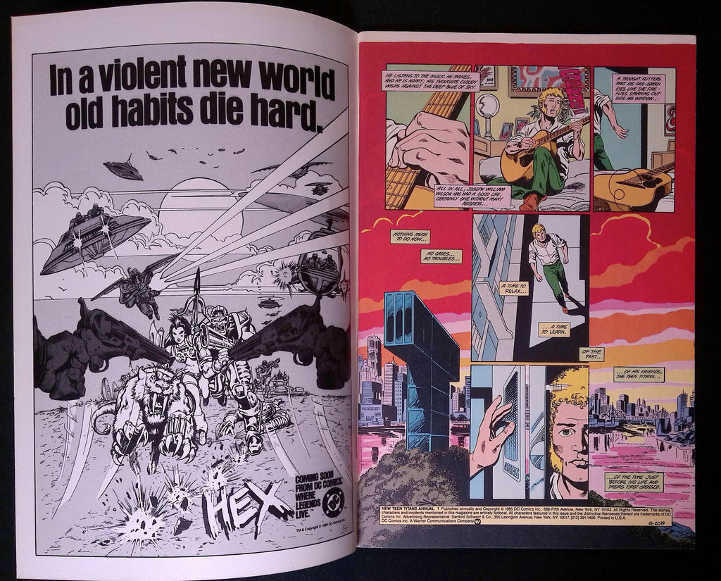The New Teen Titans Annual # 1 1985 VF/NM