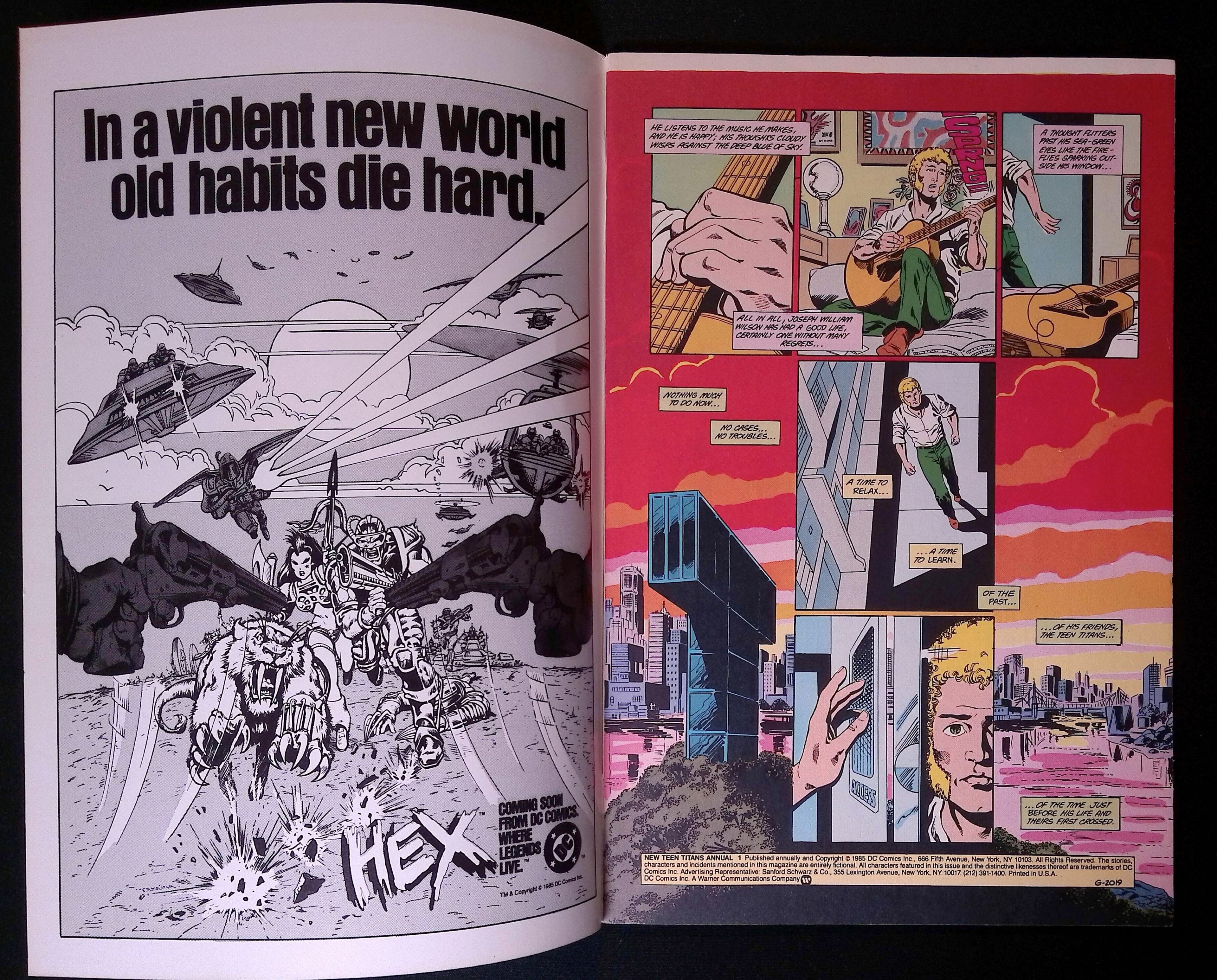 The New Teen Titans Annual # 1 1985 VF/NM