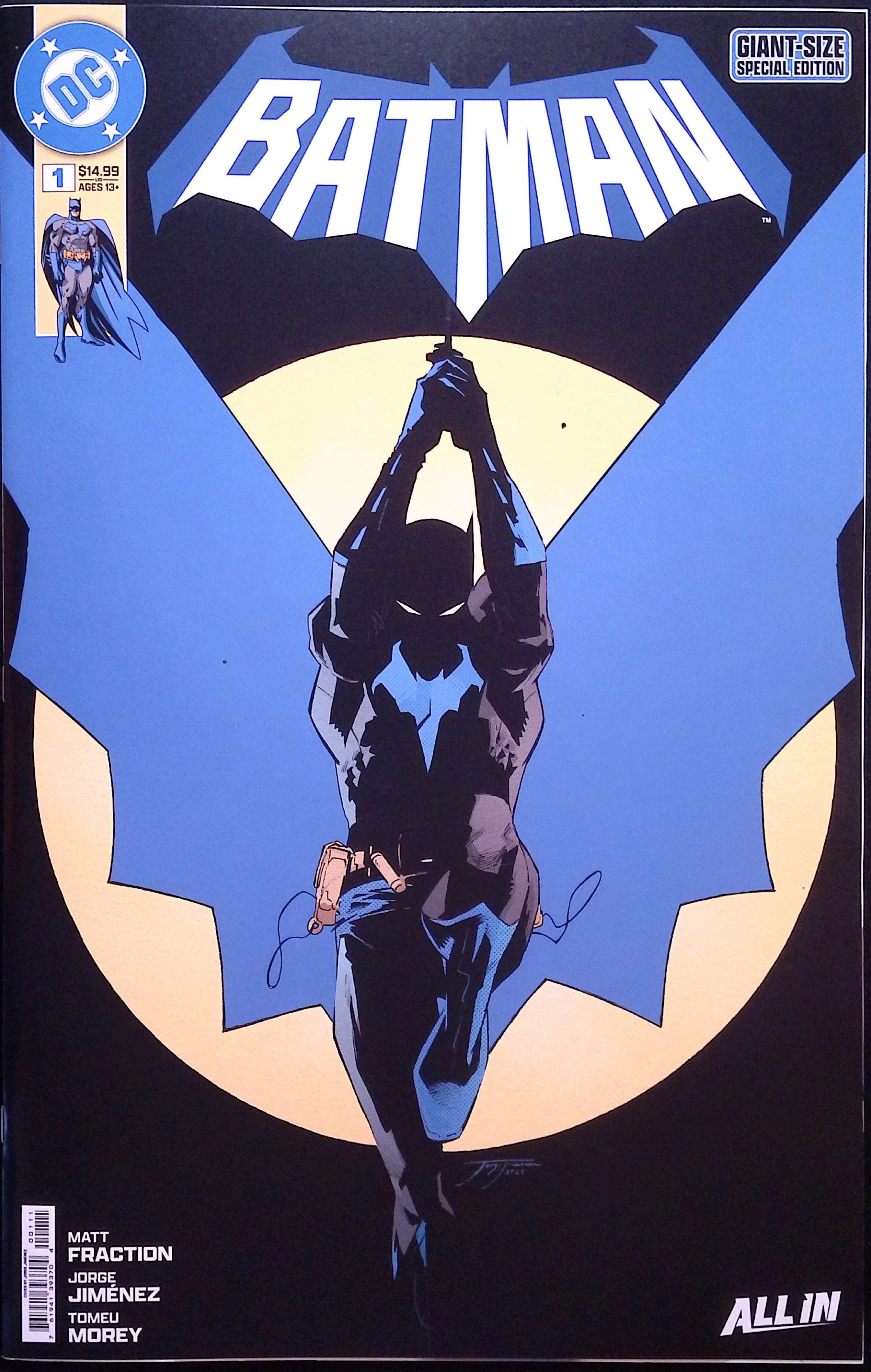 Batman # 1 First Printing 11 X 17 Format Framed 2025 NM