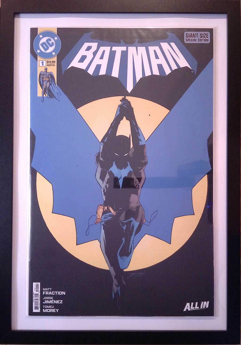 Batman # 1 First Printing 11 X 17 Format Framed 2025 NM