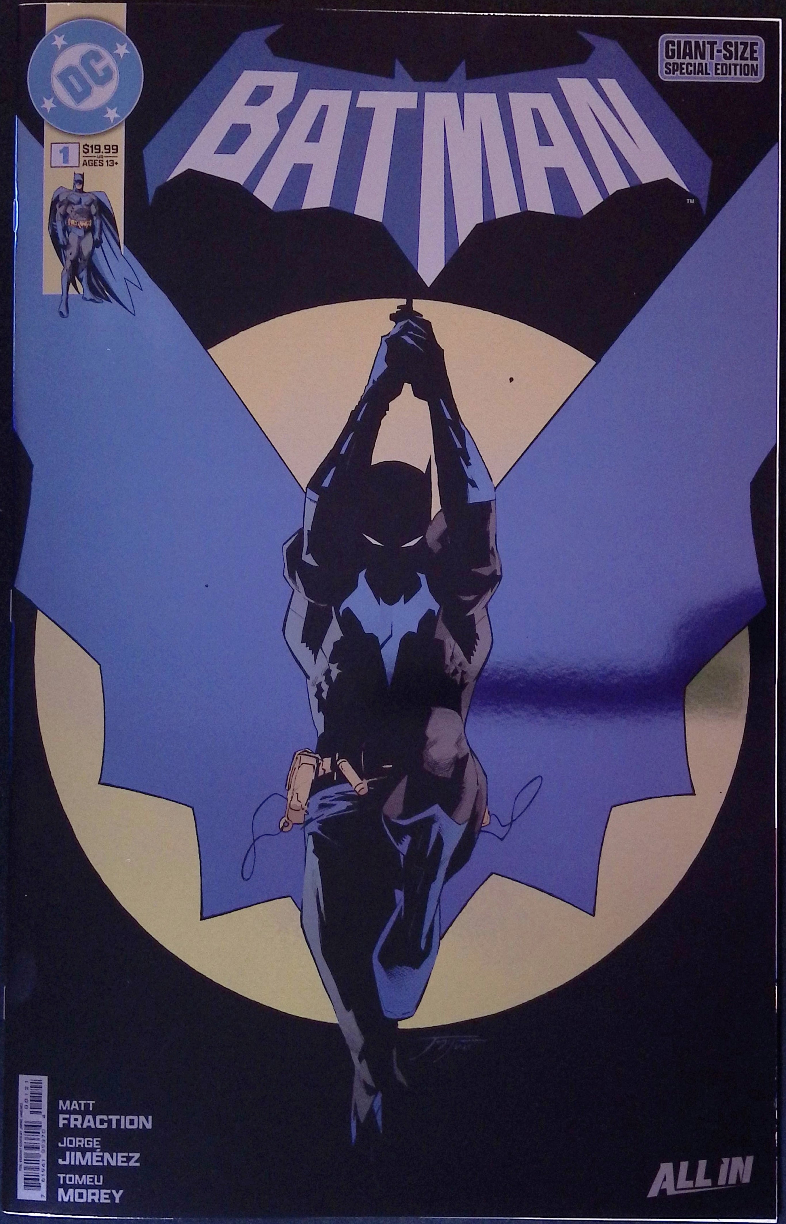 Batman # 1 Foil Variant First Printing 11 X 17 Format Framed 2025 NM