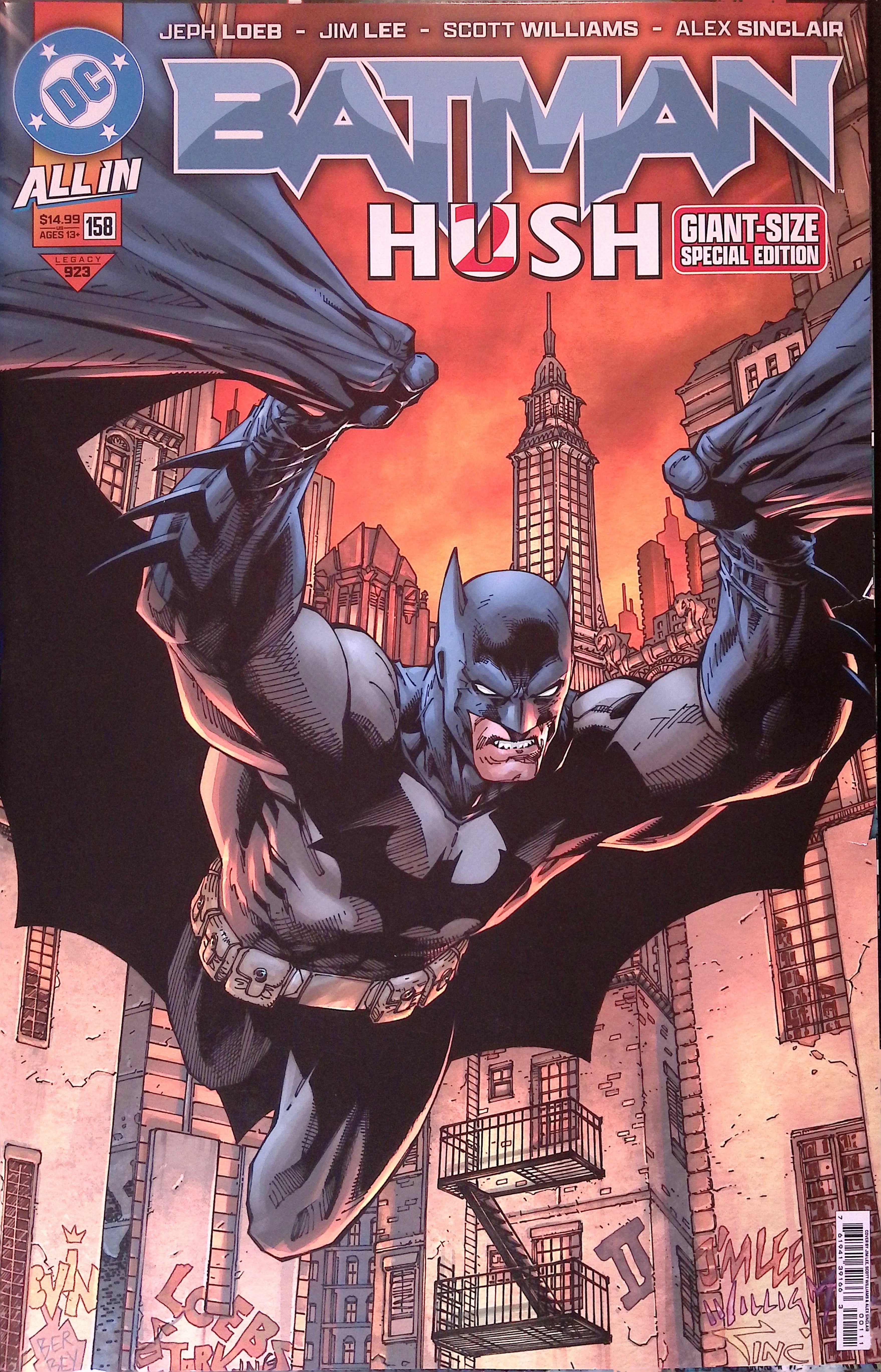 Batman # 158 Cover A First Printing 11 X 17 Format Framed 2025 NM