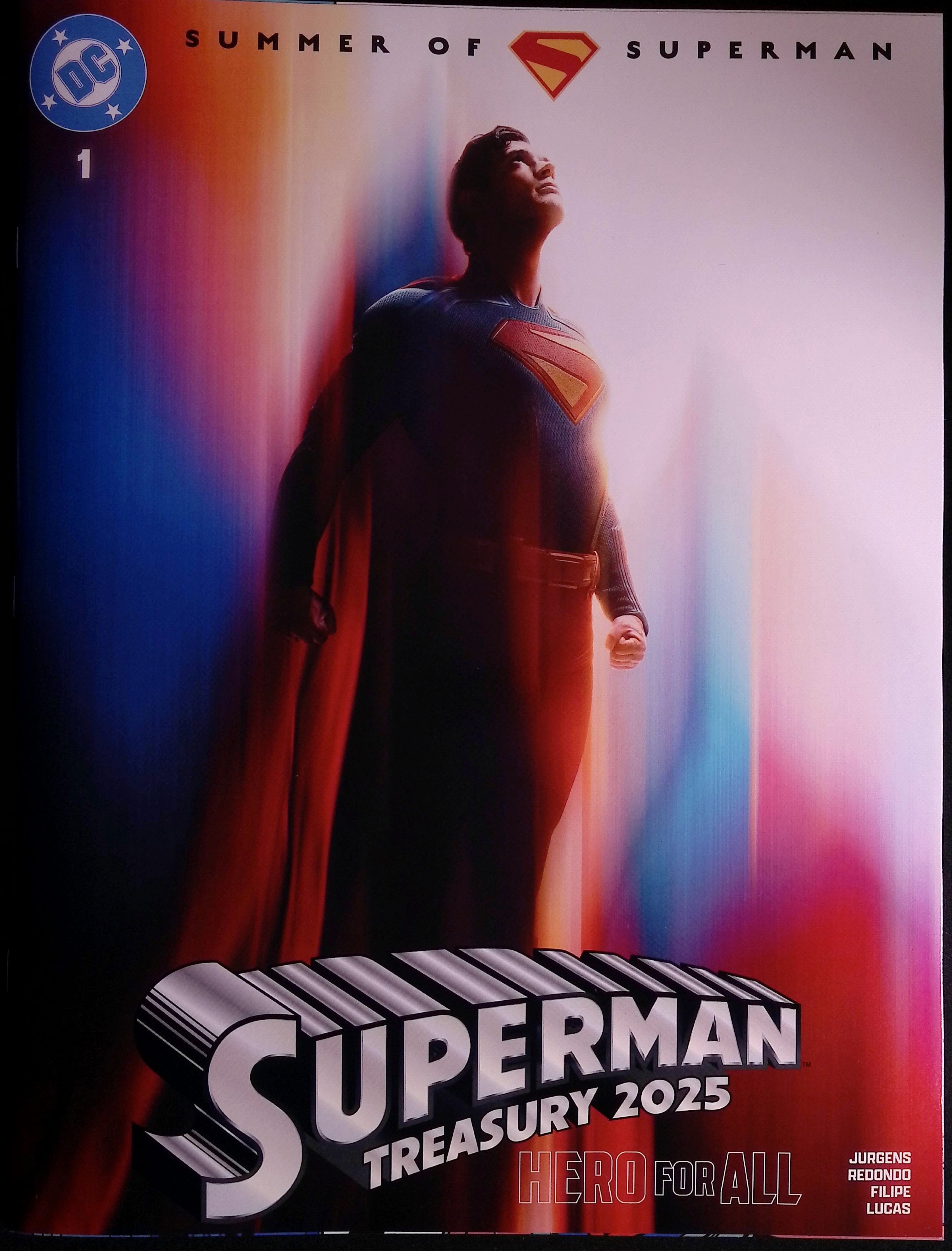 Superman Treasury 2025: Hero for All Movie Poster Variant 10x13.5 NM