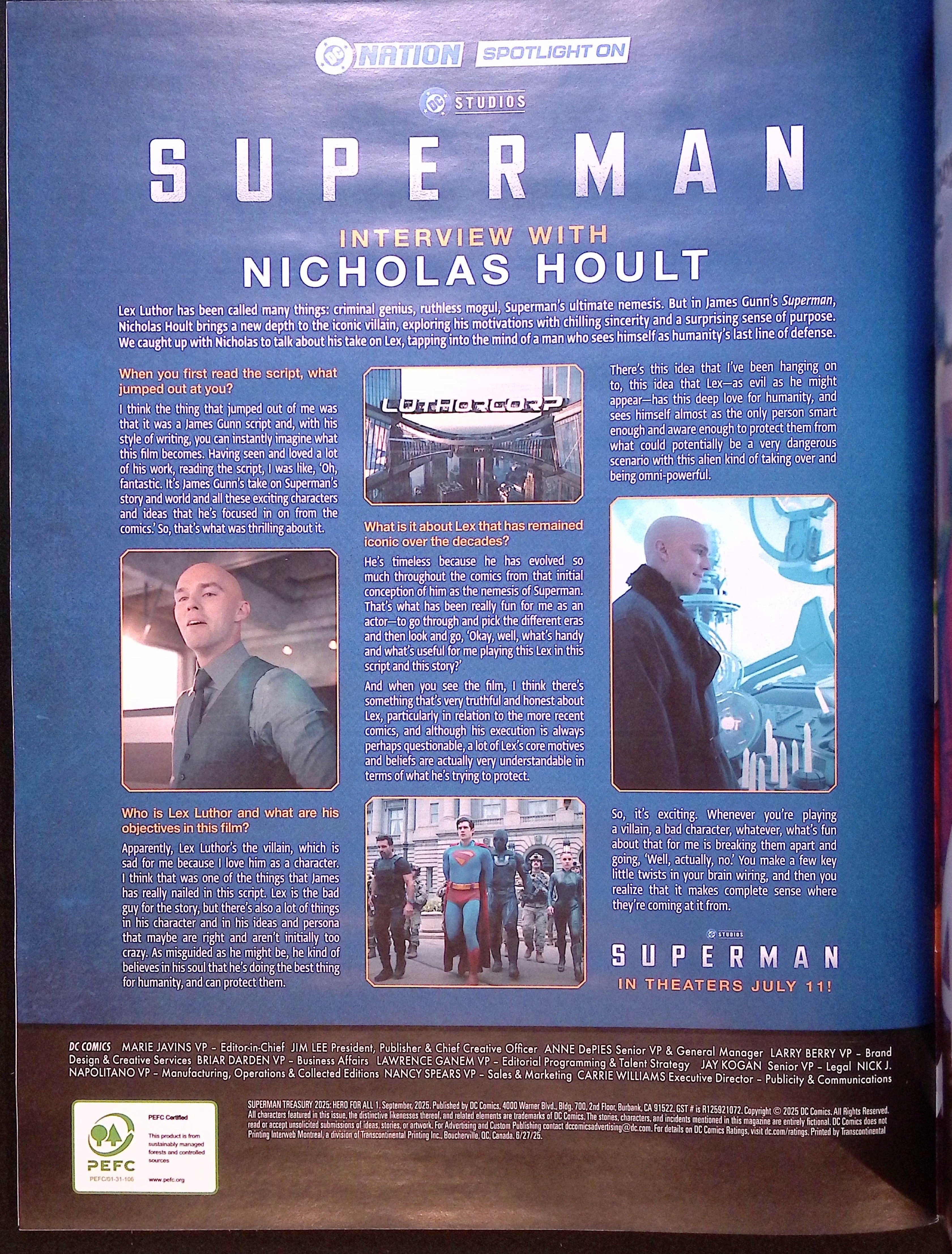 Superman Treasury 2025: Hero for All Koblish Wraparound Variant 10x13.5 NM