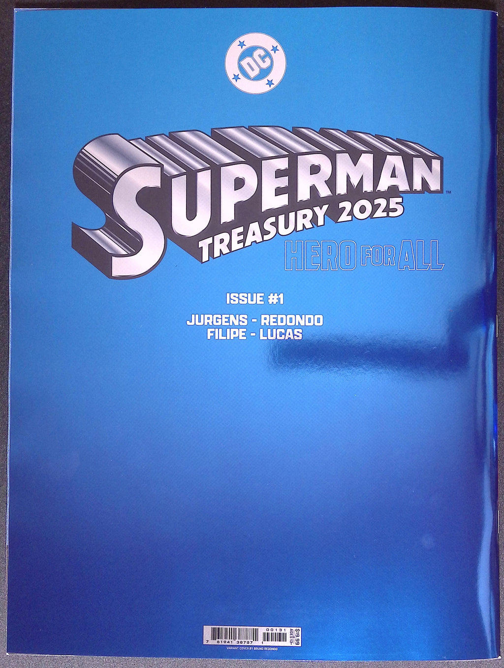 Superman Treasury 2025: Hero for All Redondo Foil Variant 10x13.5 NM