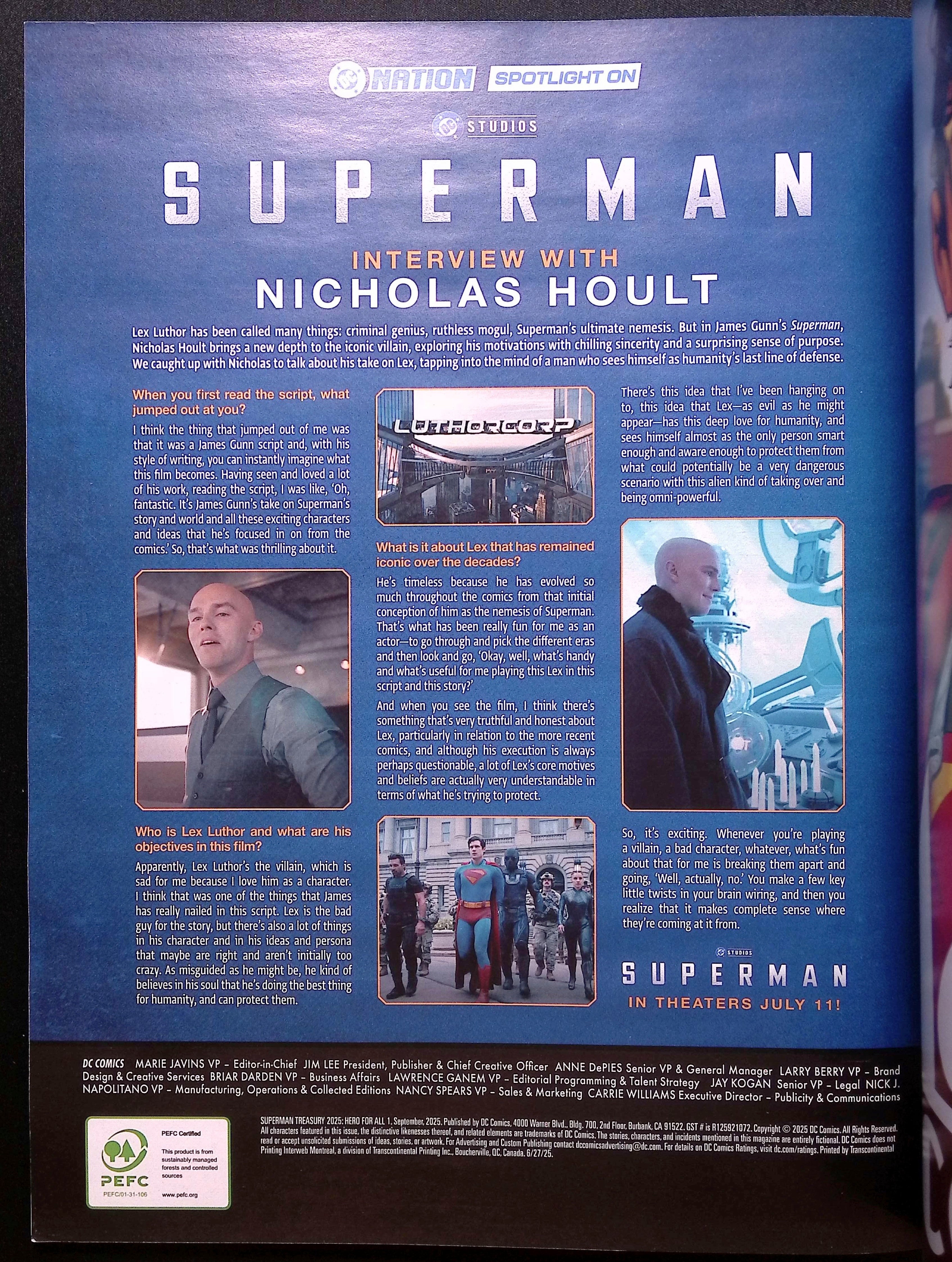 Superman Treasury 2025: Hero for All Redondo Foil Variant 10x13.5 NM