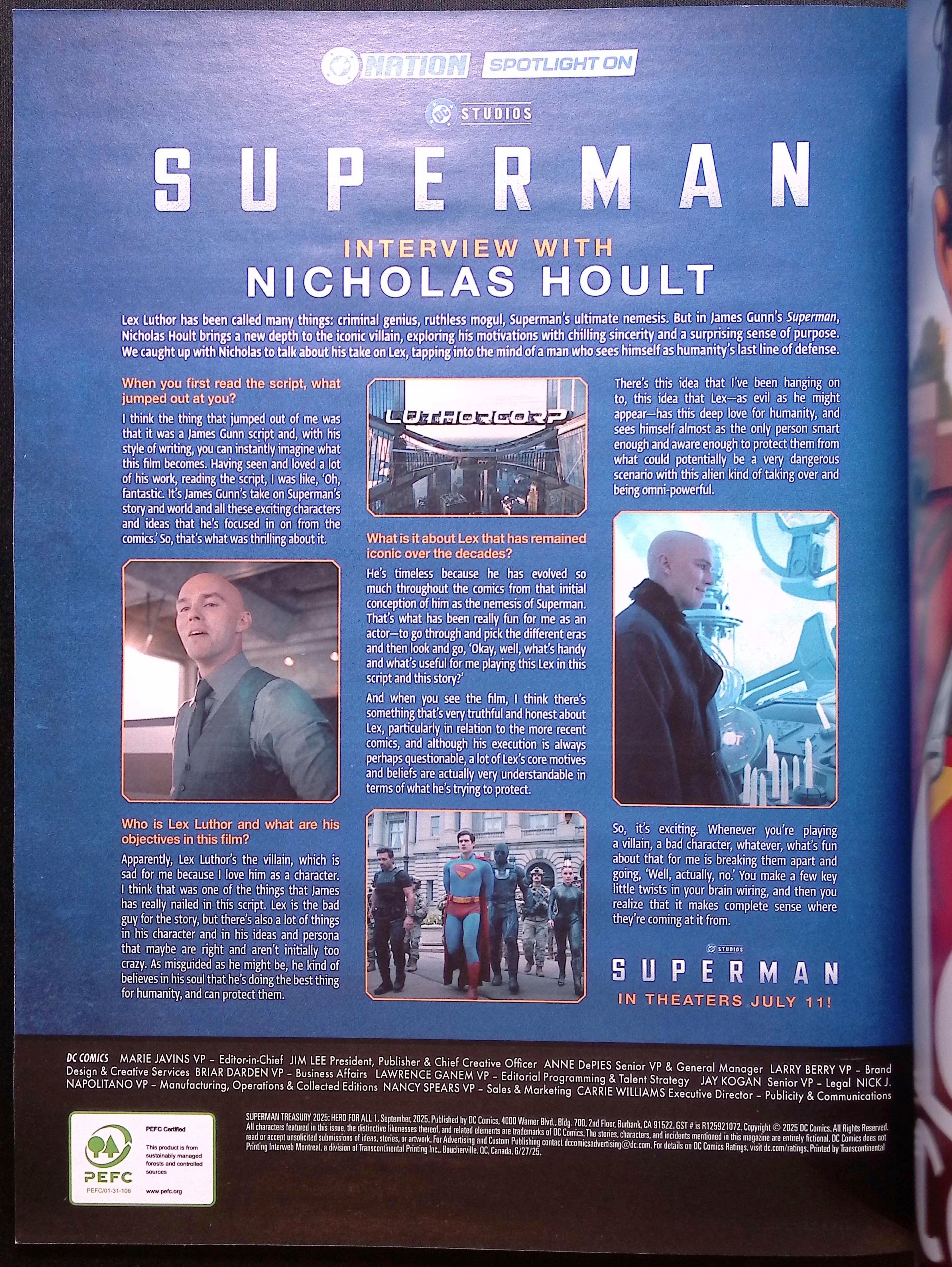 Superman Treasury 2025: Hero for All Redondo Foil Variant 10x13.5 NM