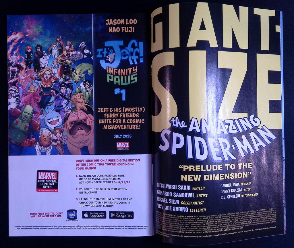 Giant-Size Amazing Spider-Man # 1 Cover A 2025 NM