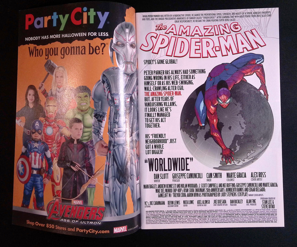 The Amazing Spider-Man # 1 2015 VF/NM