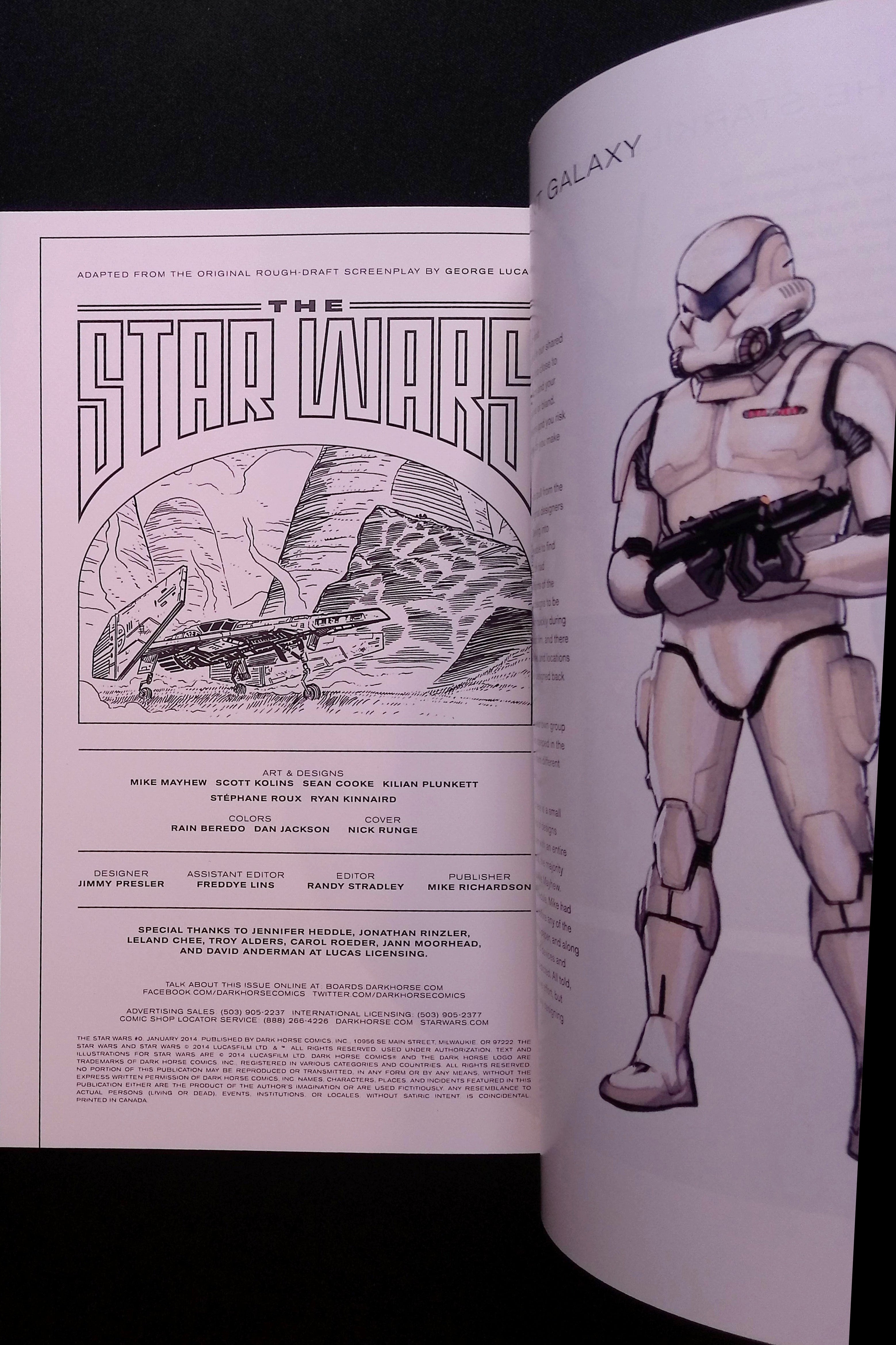 The Star Wars # 0 2014 NM