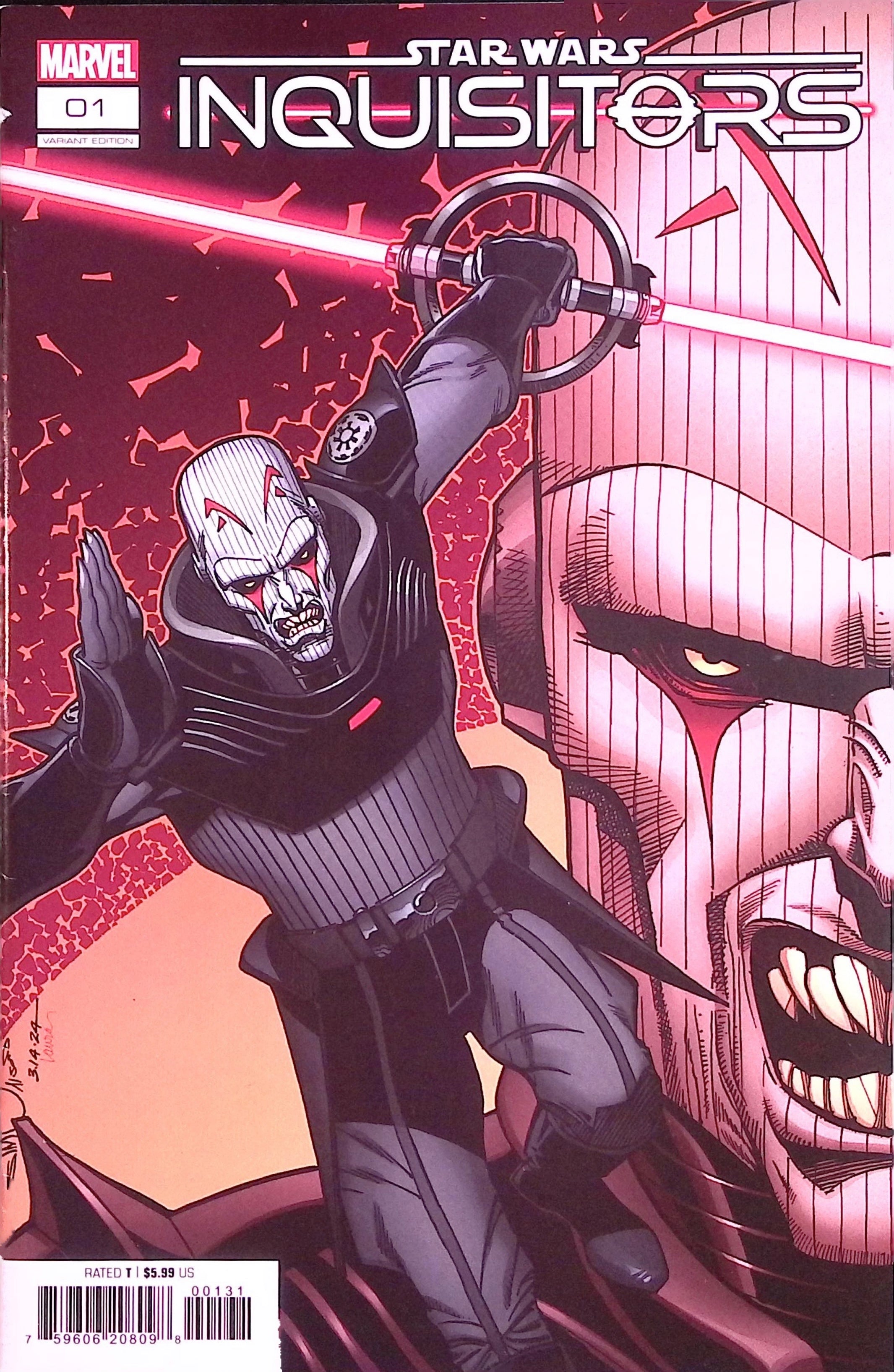 Star Wars: Inquisitors # 1 Simonson Variant 2024 NM-