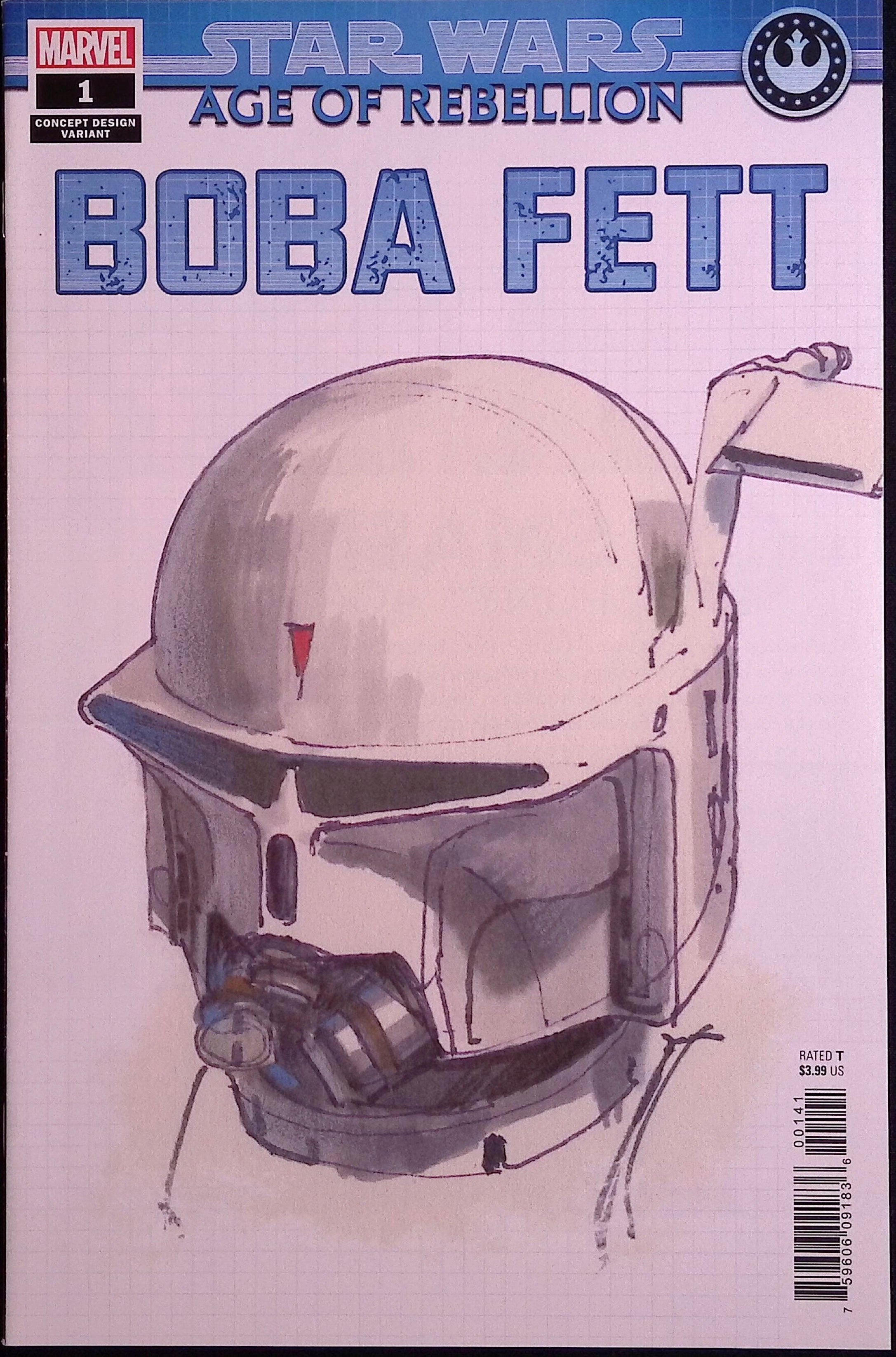 Star Wars: Age of Rebellion - Boba Fett # 1 Concept Design Variant 2019 NM-