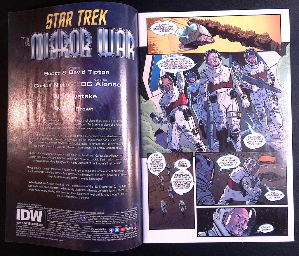 Star Trek: The Mirror War # 0 2021 NM-