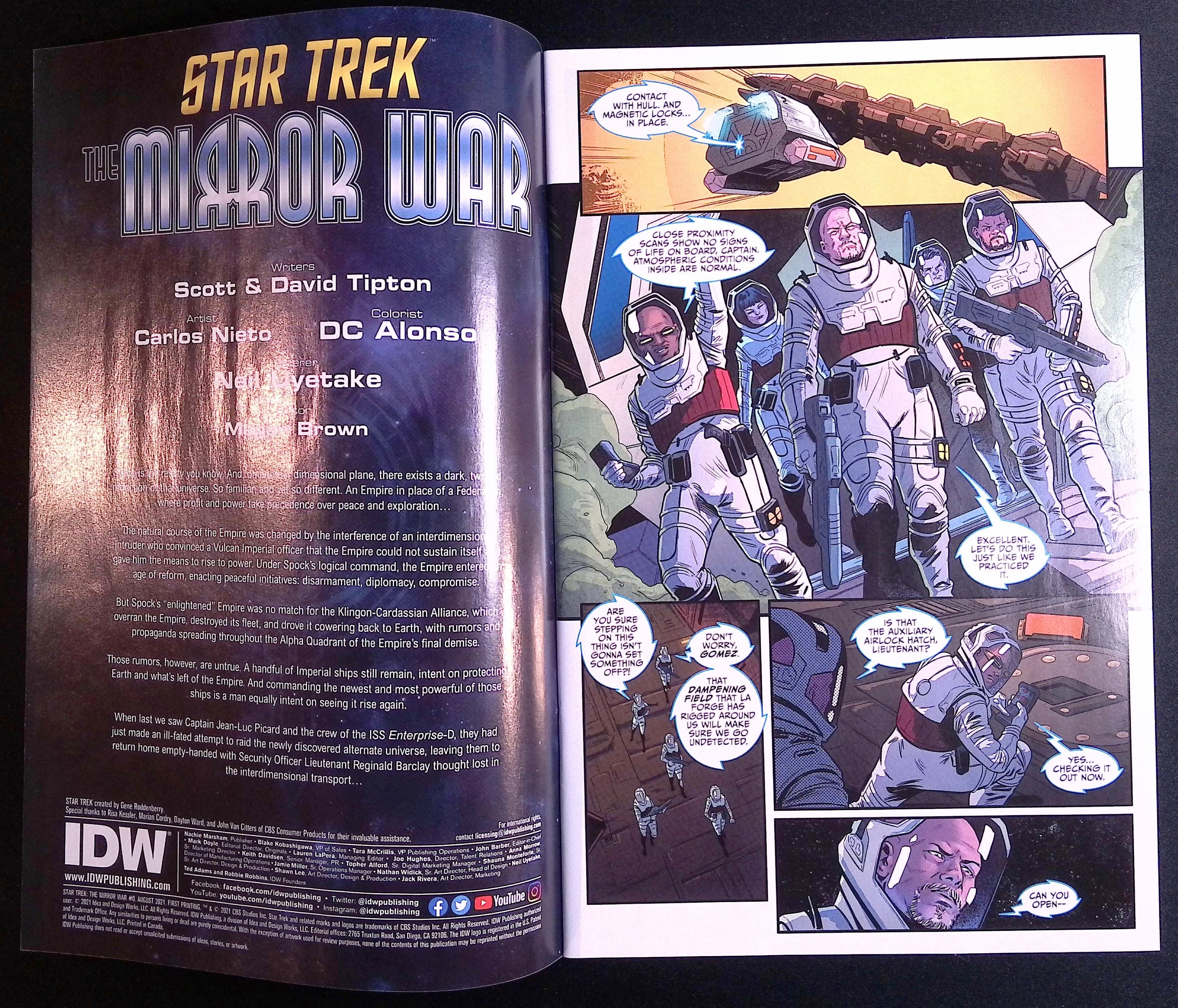 Star Trek: The Mirror War # 0 2021 NM-