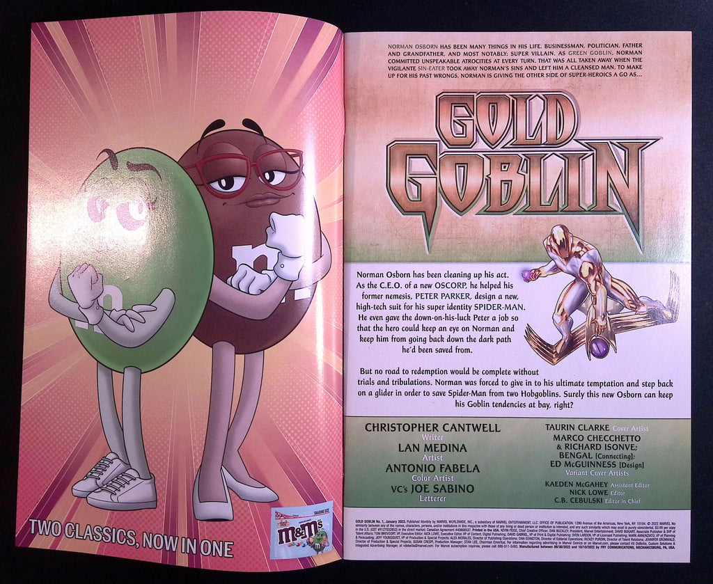 Gold Goblin # 1 Variant 2022 NM-