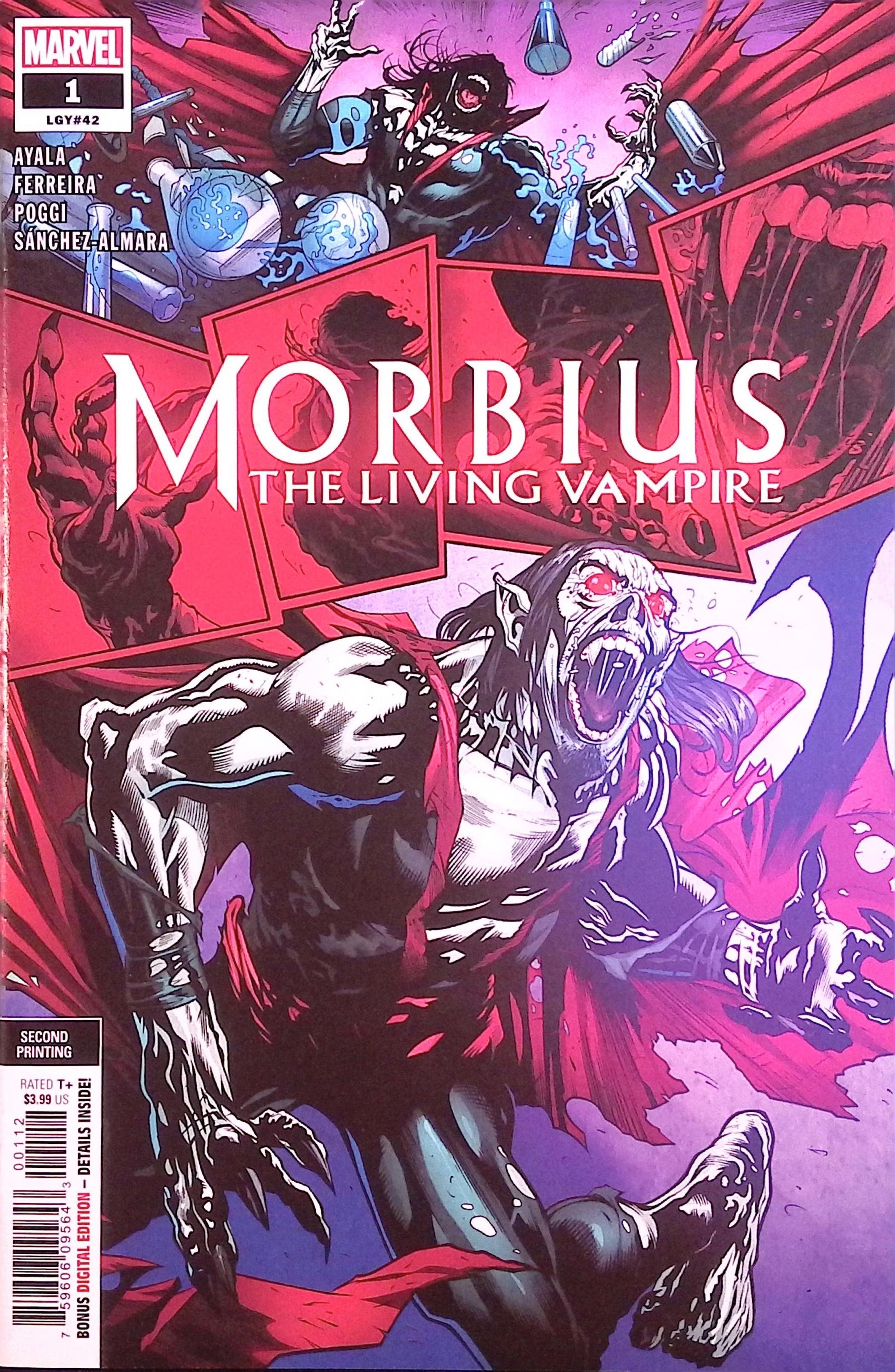 Morbius #1 Cover A Second Printing 2020 NM-