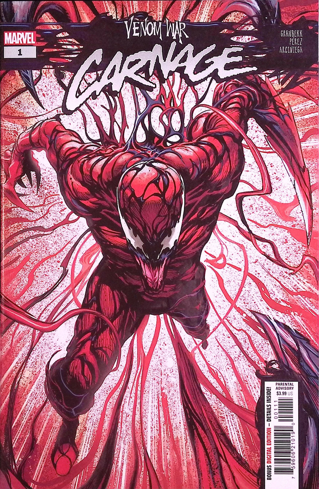 Venom War: Carnage # 1 2024 NM