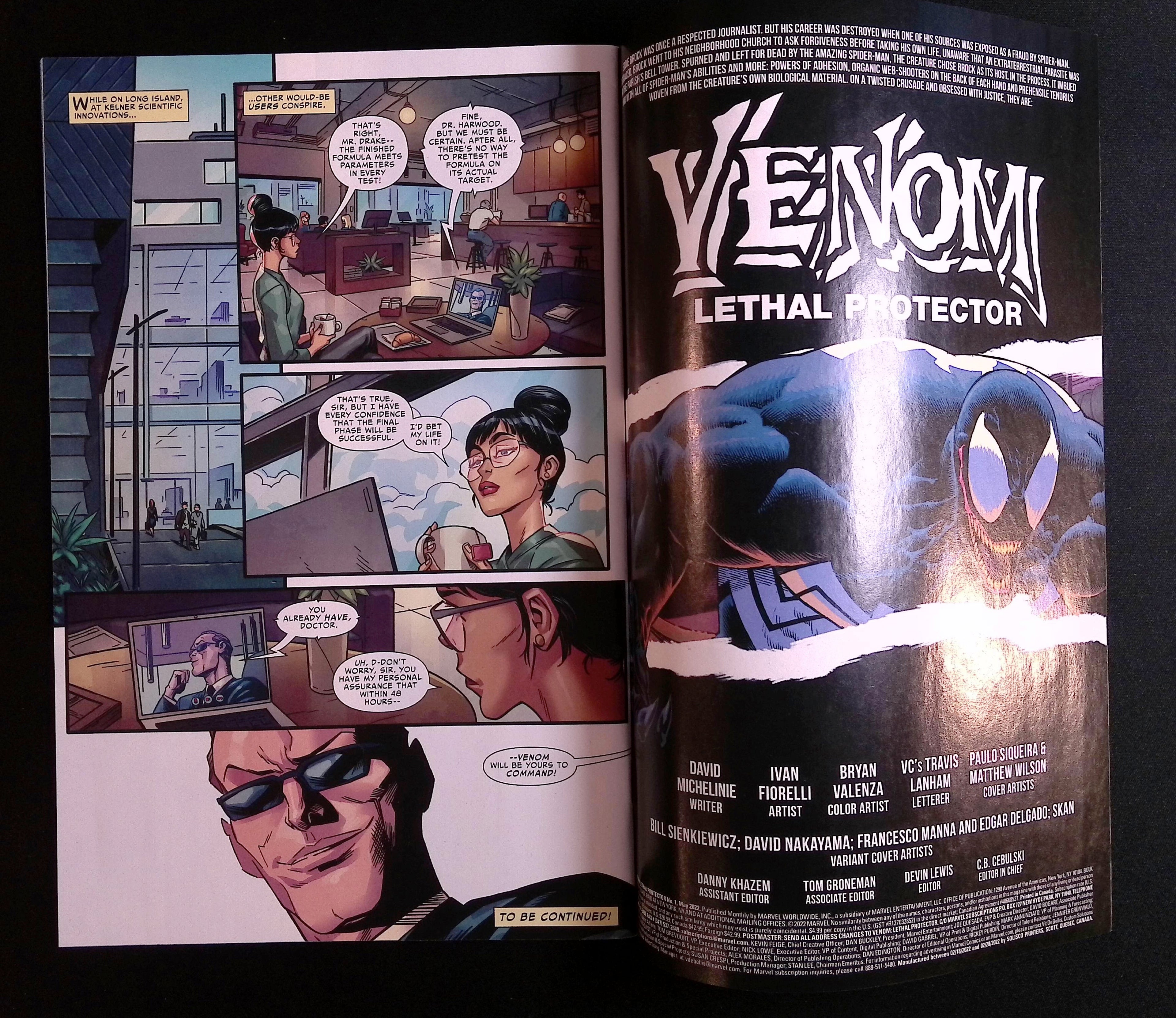 Venom: Lethal Protector # 1 2022 NM-