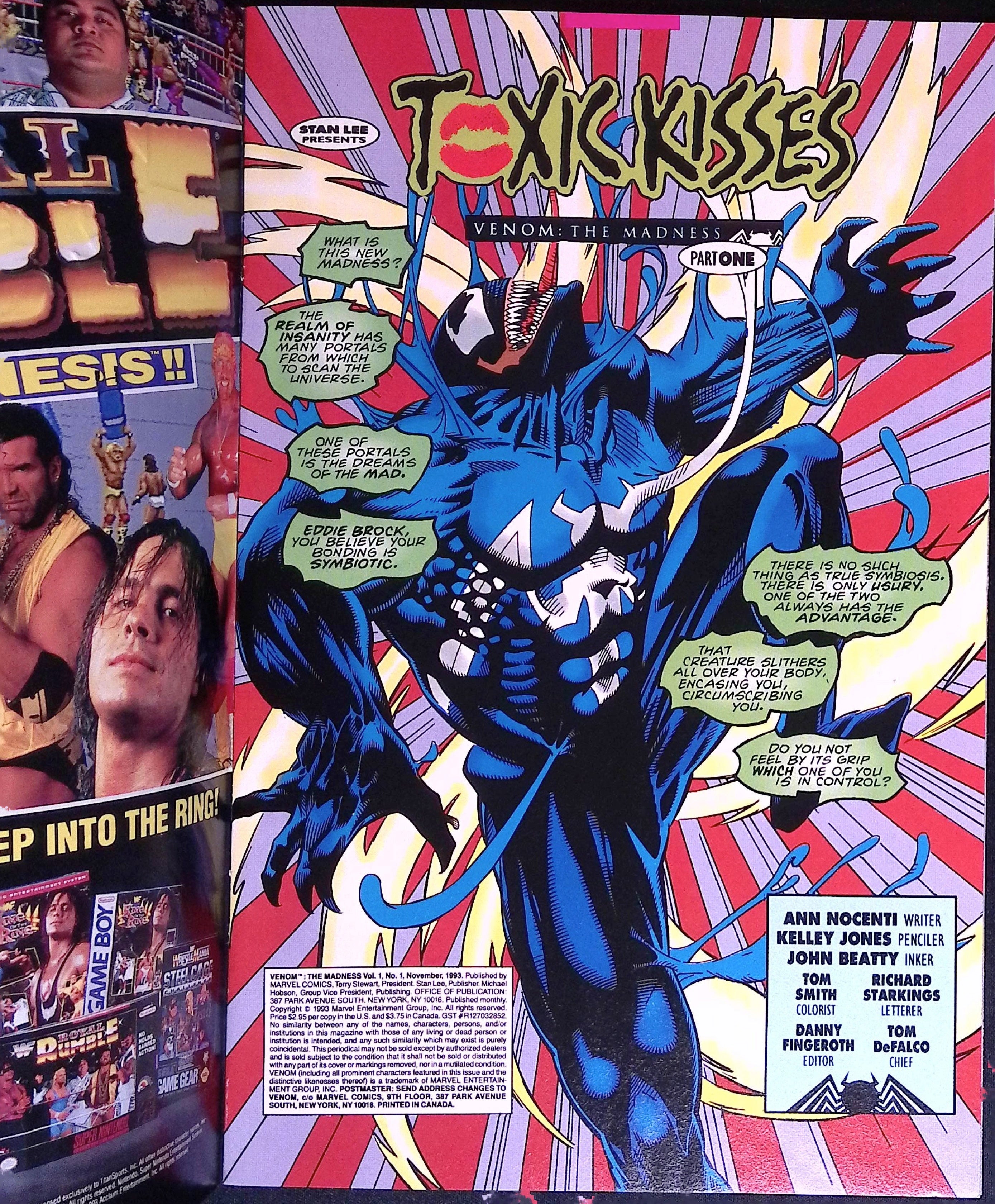 Venom: The Madness # 1 1993 NM-
