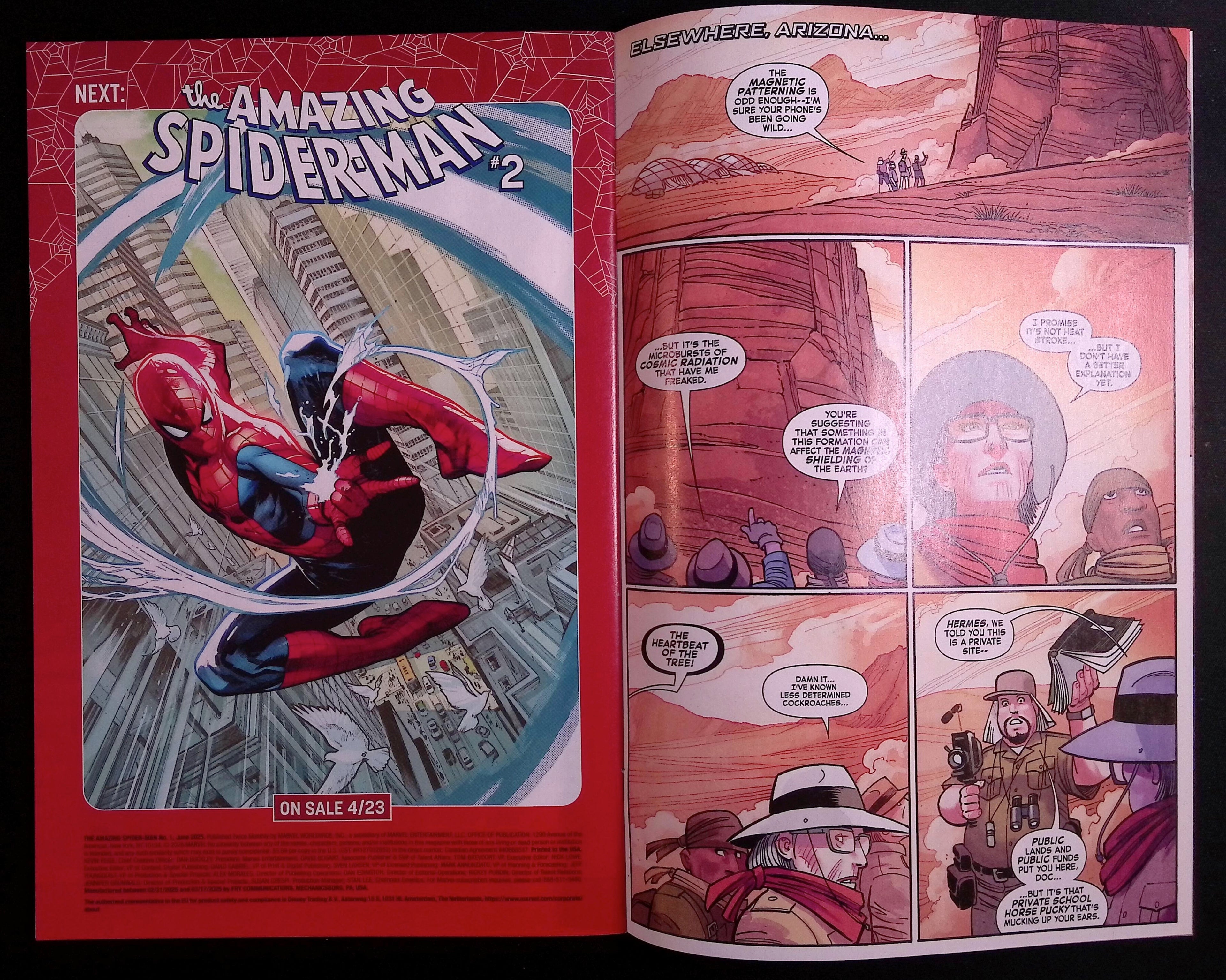 The Amazing Spider-Man # 1 Stegman Variant 2025 NM