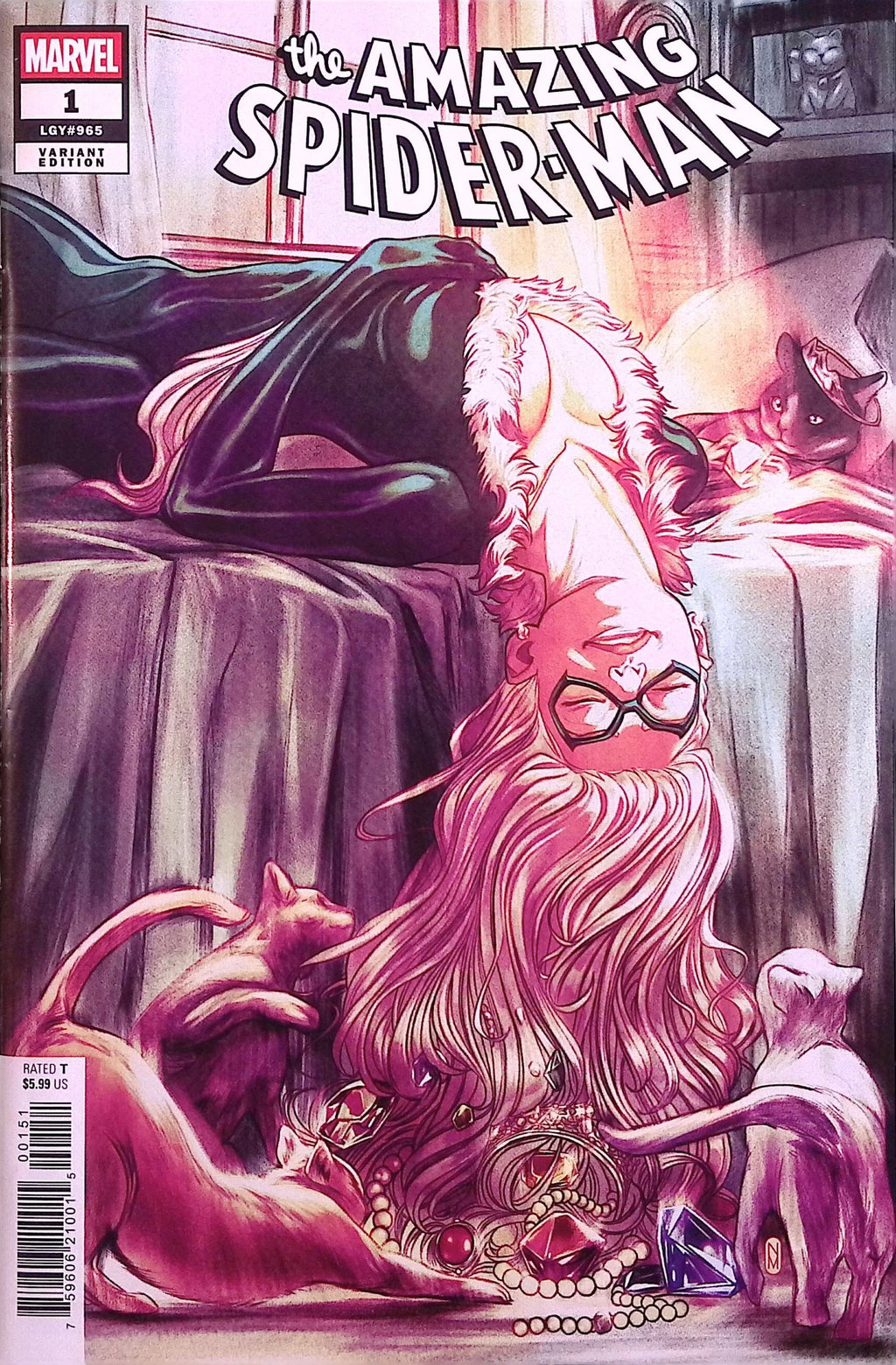 The Amazing Spider-Man # 1 Malavia Variant 2025 NM