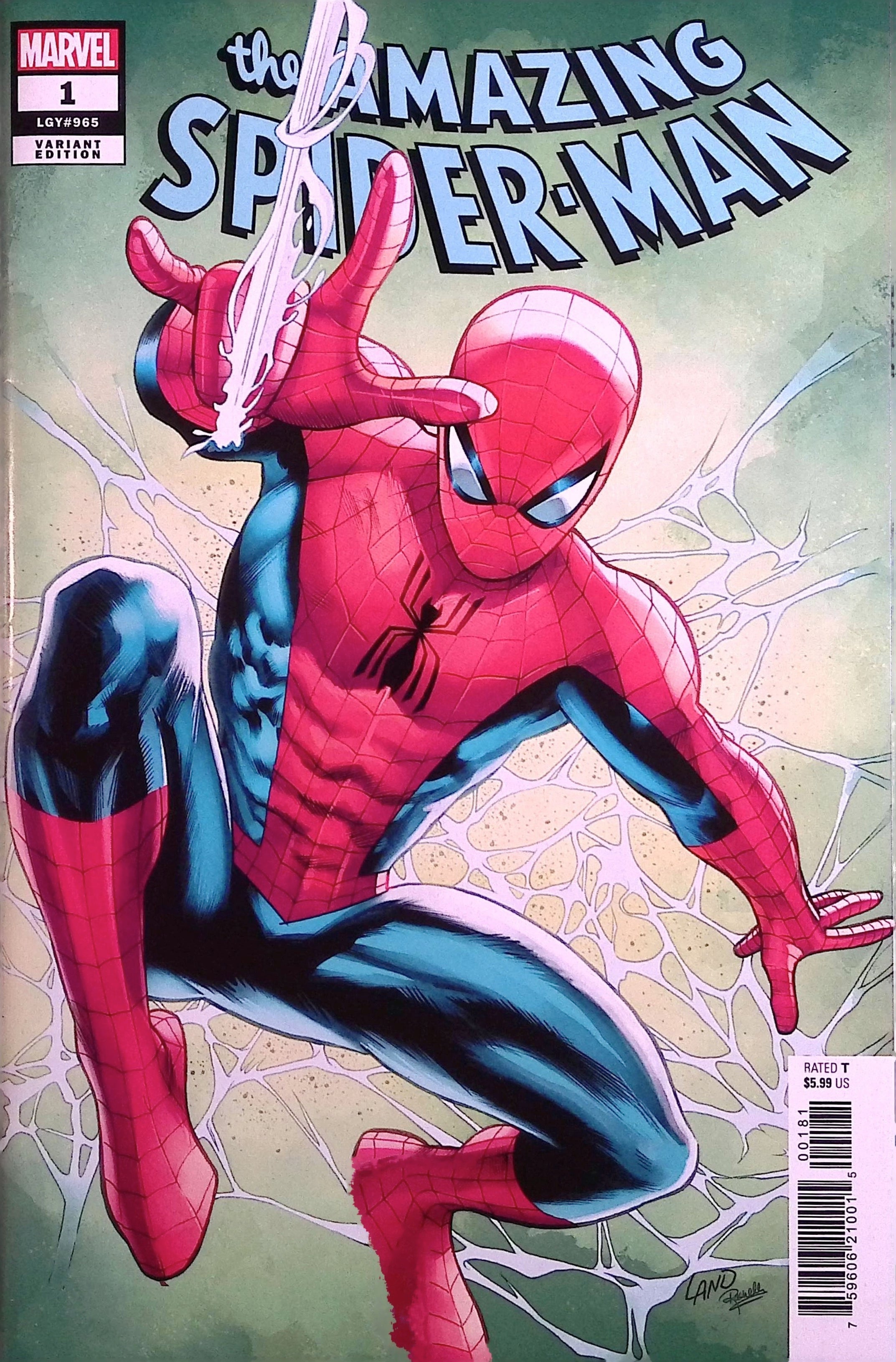 The Amazing Spider-Man # 1 Land Variant 2025 NM