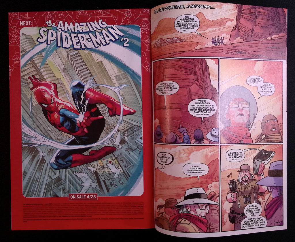 The Amazing Spider-Man # 1 Land Variant 2025 NM