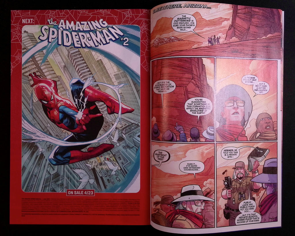 The Amazing Spider-Man # 1 Land Variant 2025 NM-