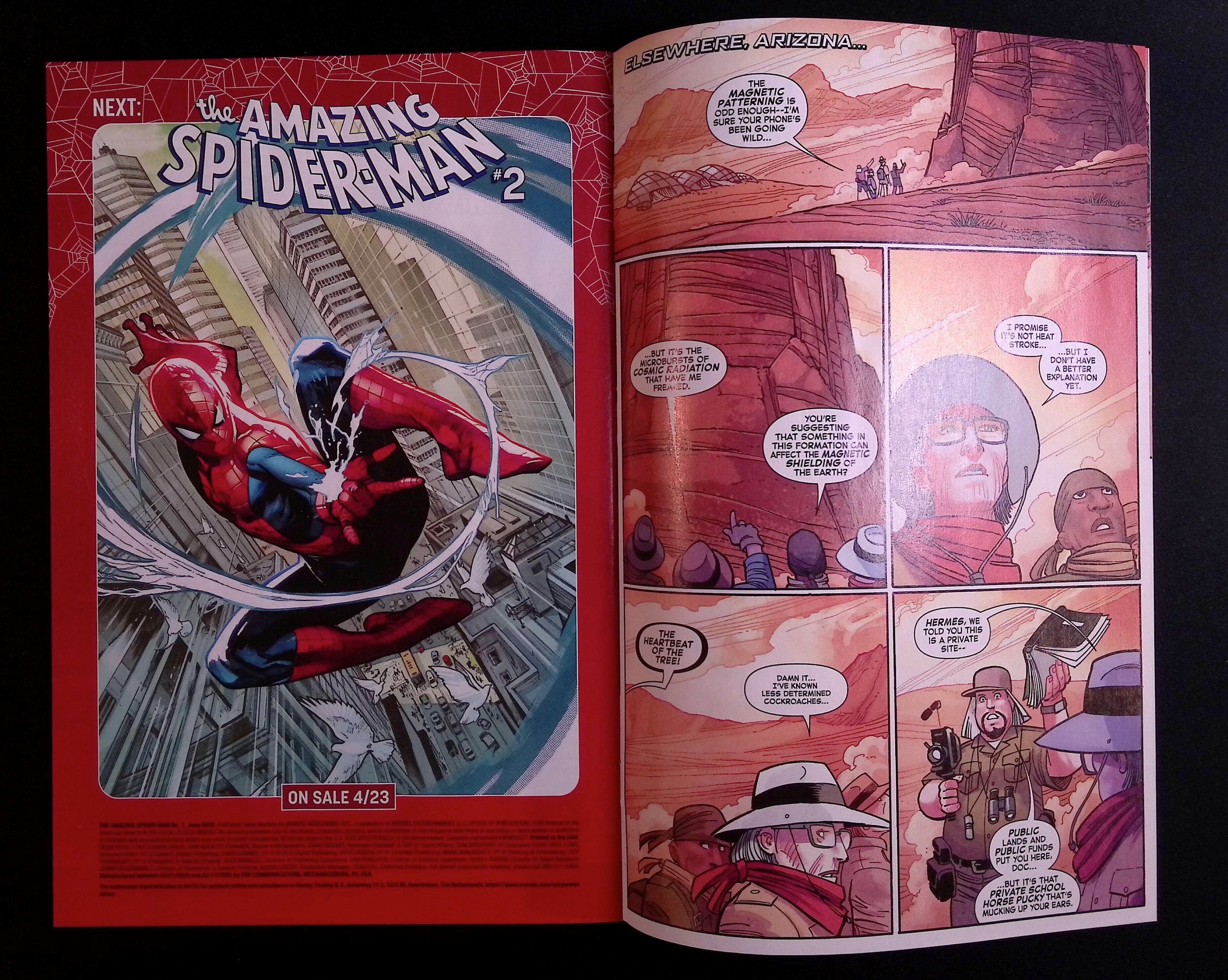 The Amazing Spider-Man # 1 1:25 Marquez Variant 2025 NM