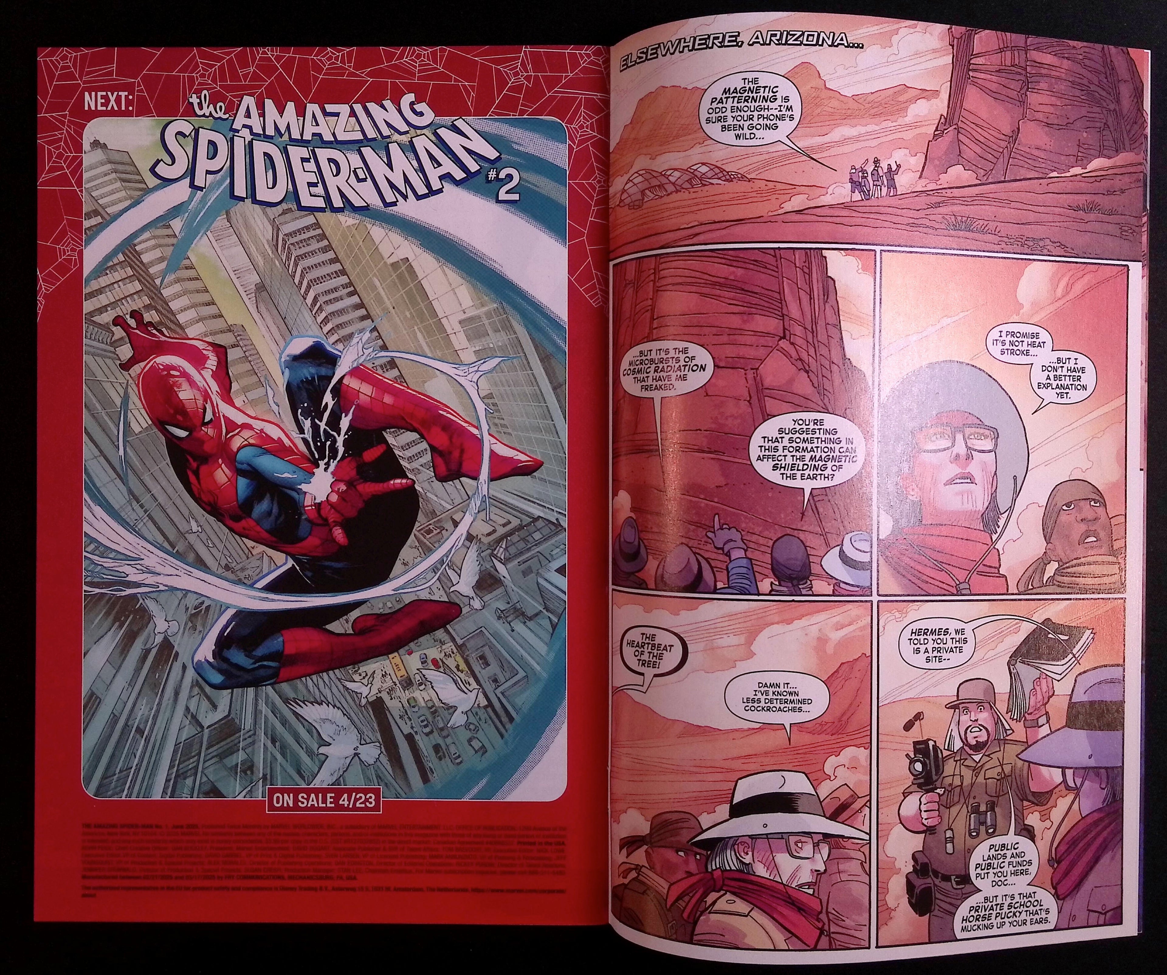 The Amazing Spider-Man # 1 Di Meo Variant 2025 NM