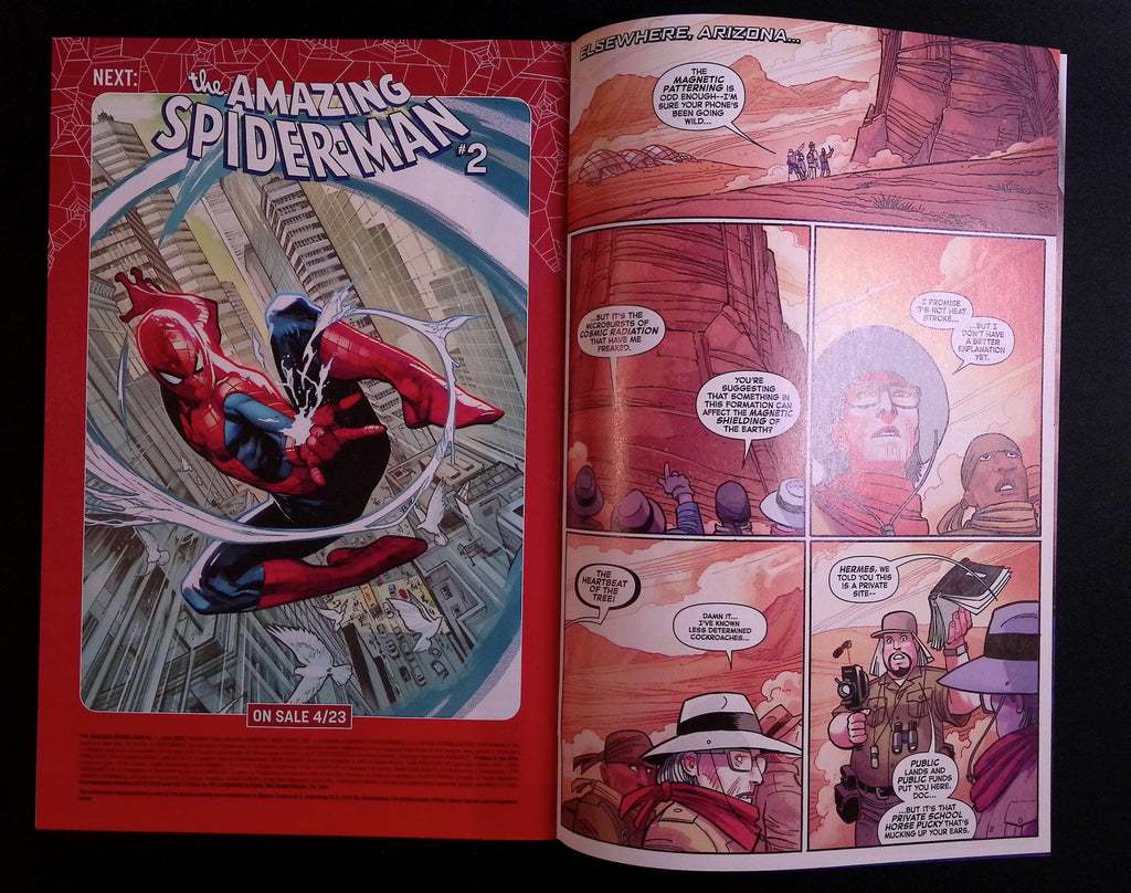 The Amazing Spider-Man # 1 Cafu Hellgate Variant 2025 NM